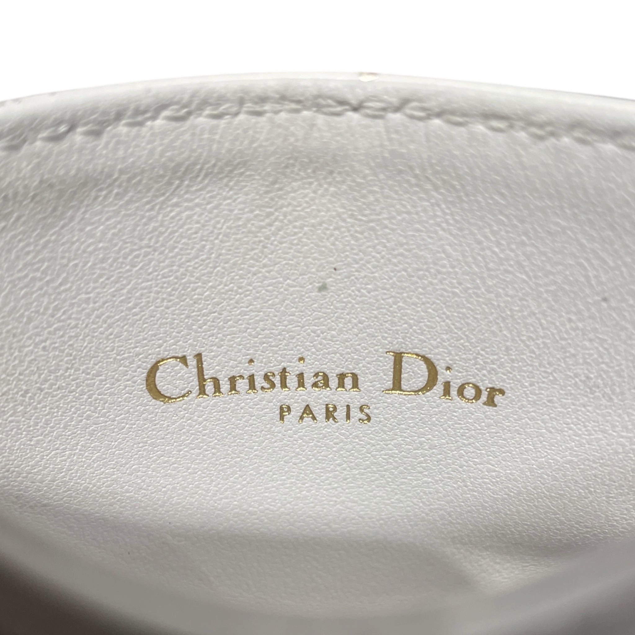 Christian Dior/Wallet/All Over Print/Leather/WHT/L's/capricorne five slot view 3