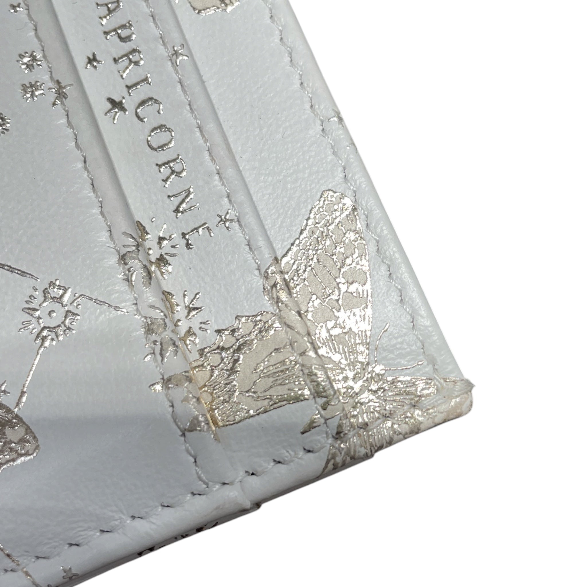 Christian Dior/Wallet/All Over Print/Leather/WHT/L's/capricorne five slot view 4