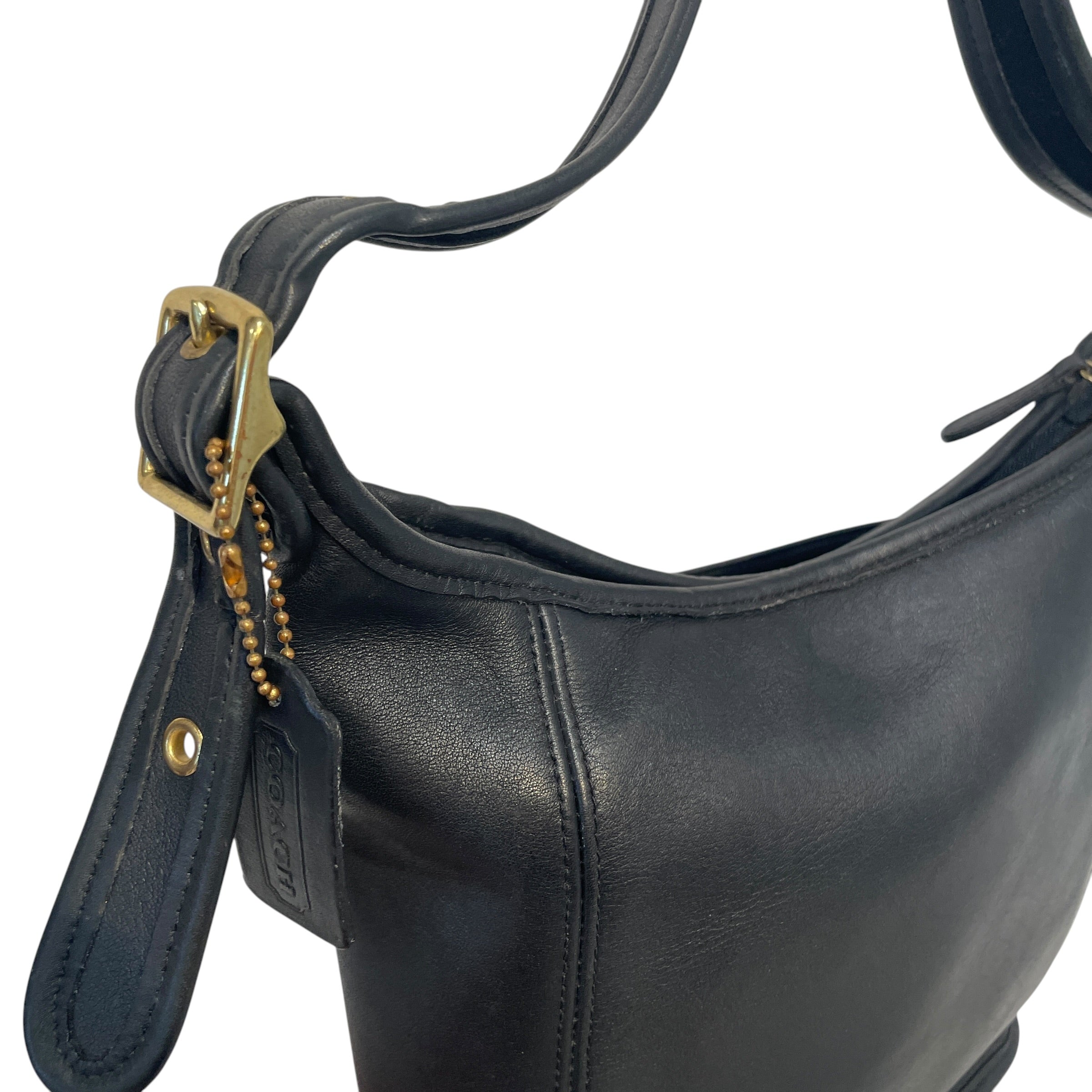 COACH/Cross Body Bag/Leather/BLK/Janice Legacy view 4