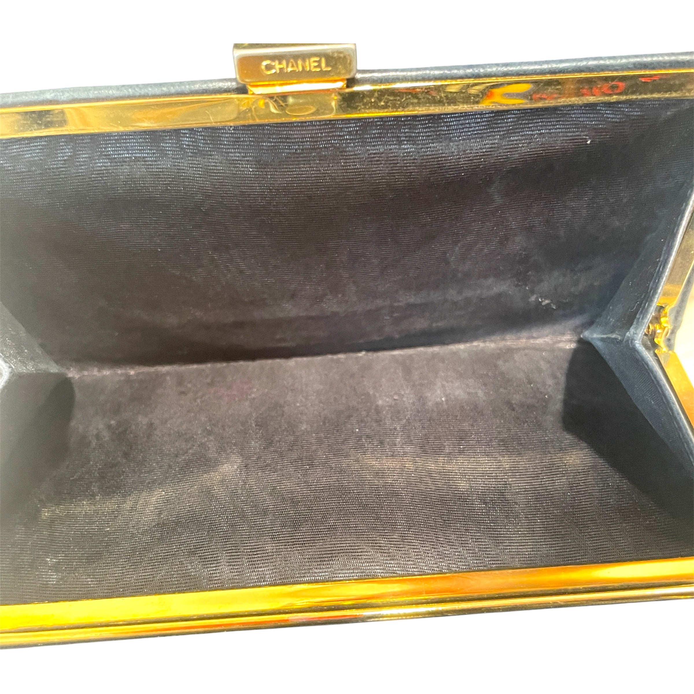 CHANEL/Long Wallet/Leather/BLK/French Purse Wallet view 5