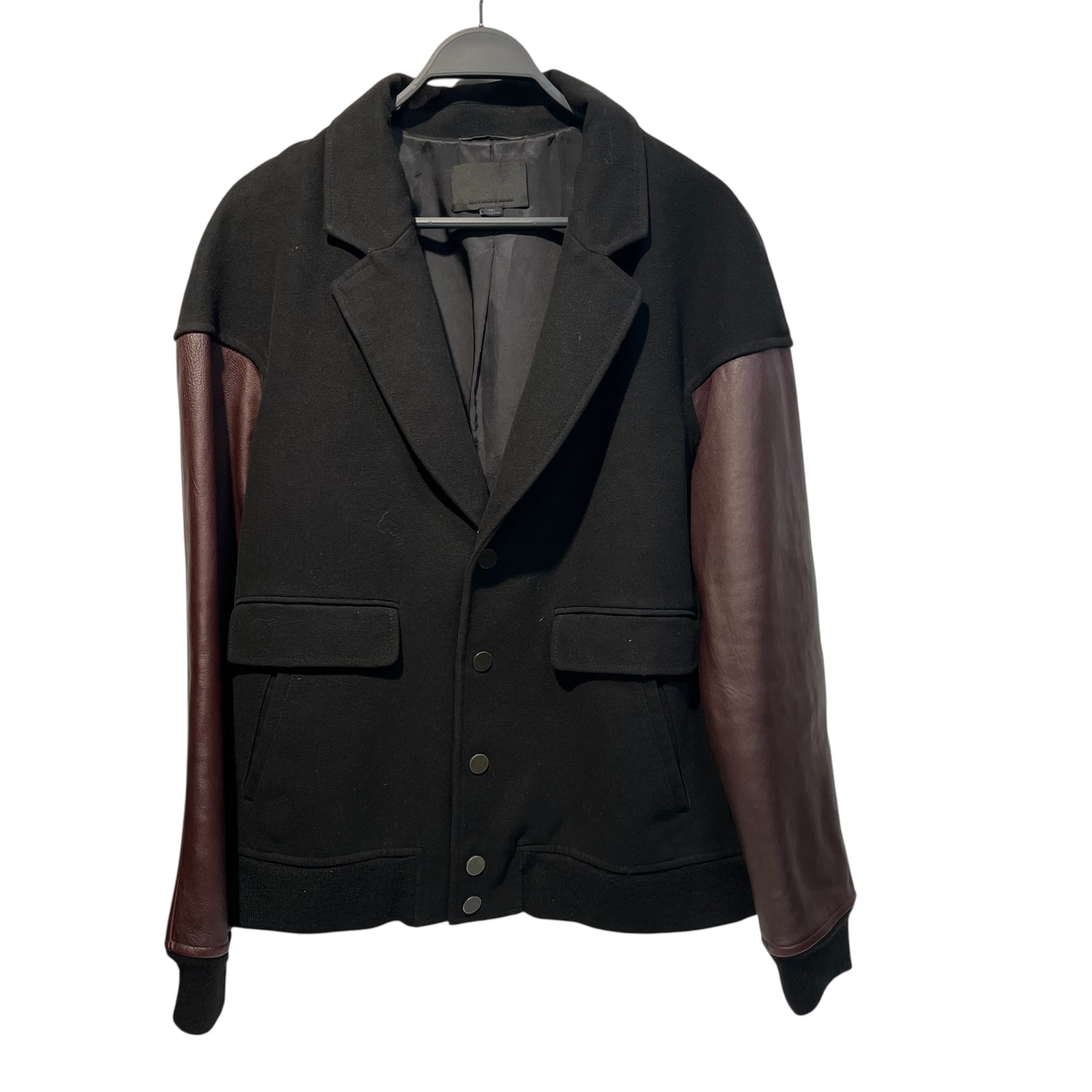 Alexander Wang/Leather Jkt/L/Leather/BLK/ view 1