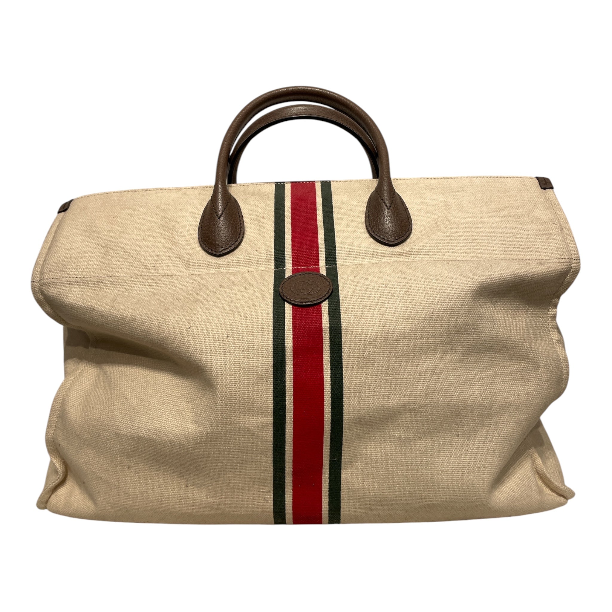 GUCCI/Tote Bag/CRM/Foldable Linen Bag 658876 5250 view 1