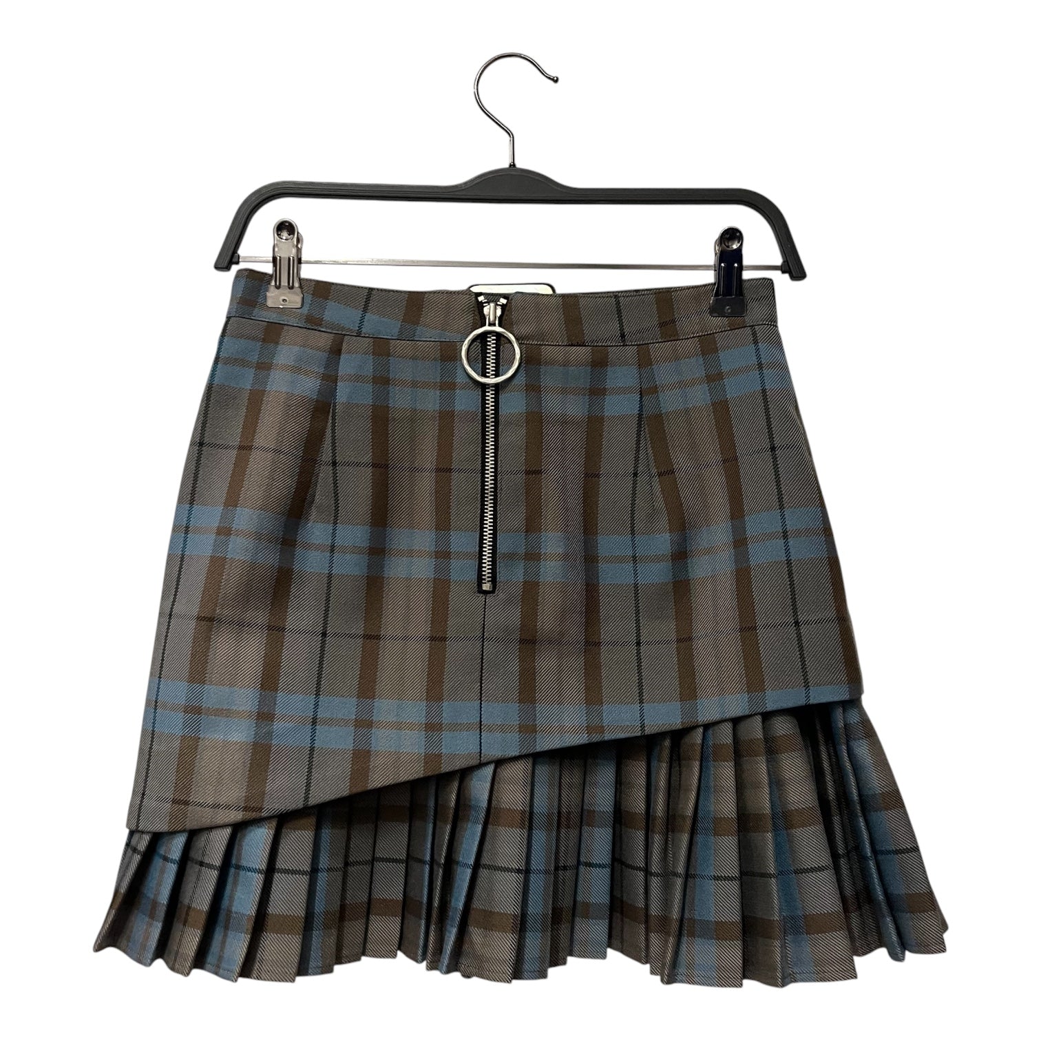 Andersson Bell/Skirt/36/Plaid/Cotton/BRW/anders. bel plaid brwn/blu ski view 2