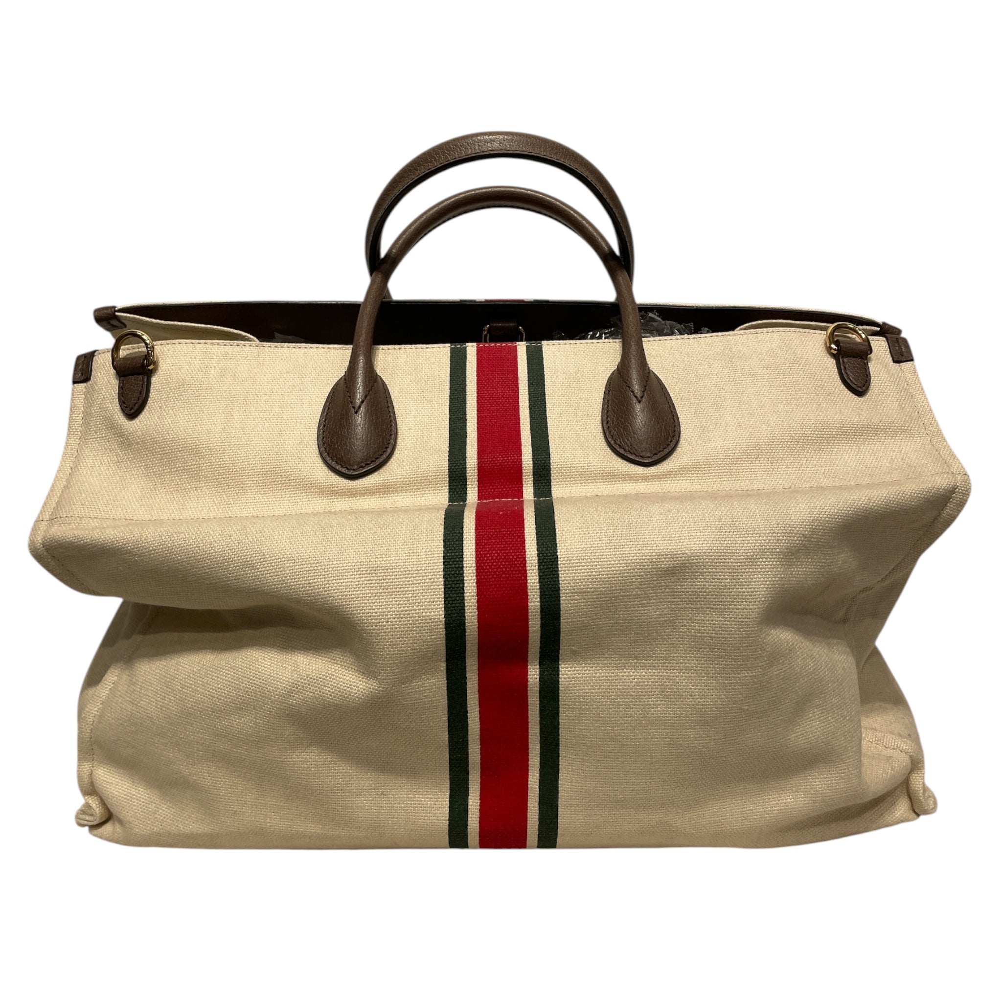 GUCCI/Tote Bag/CRM/Foldable Linen Bag 658876 5250 view 2