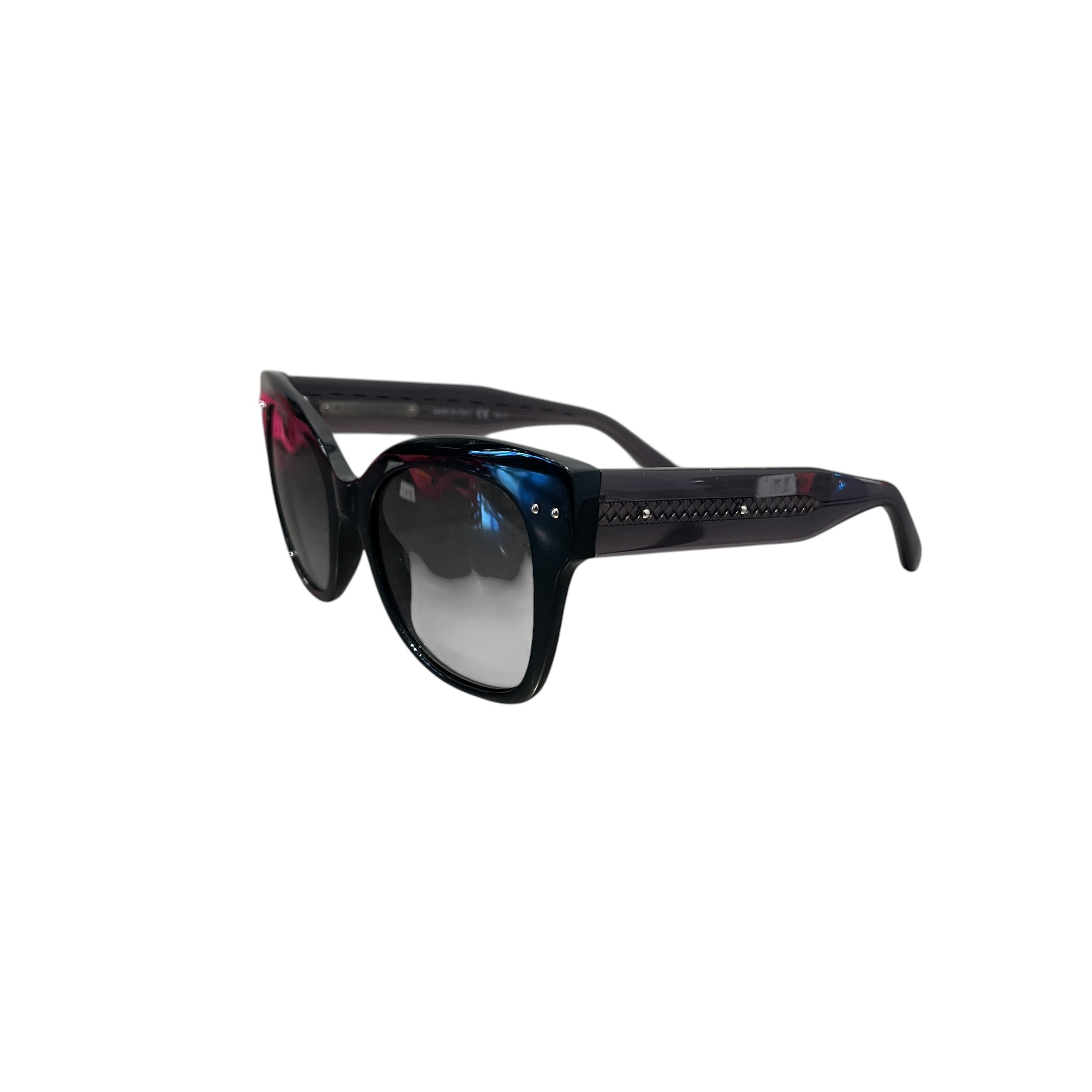 BOTTEGA VENETA/Sunglasses/Plastic/BLK/BV0083S CAT EYE view 2