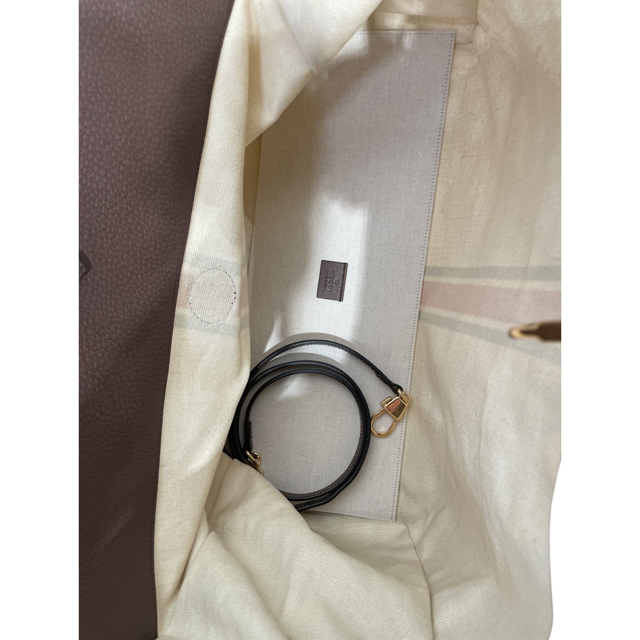 GUCCI/Tote Bag/CRM/Foldable Linen Bag 658876 5250 view 4