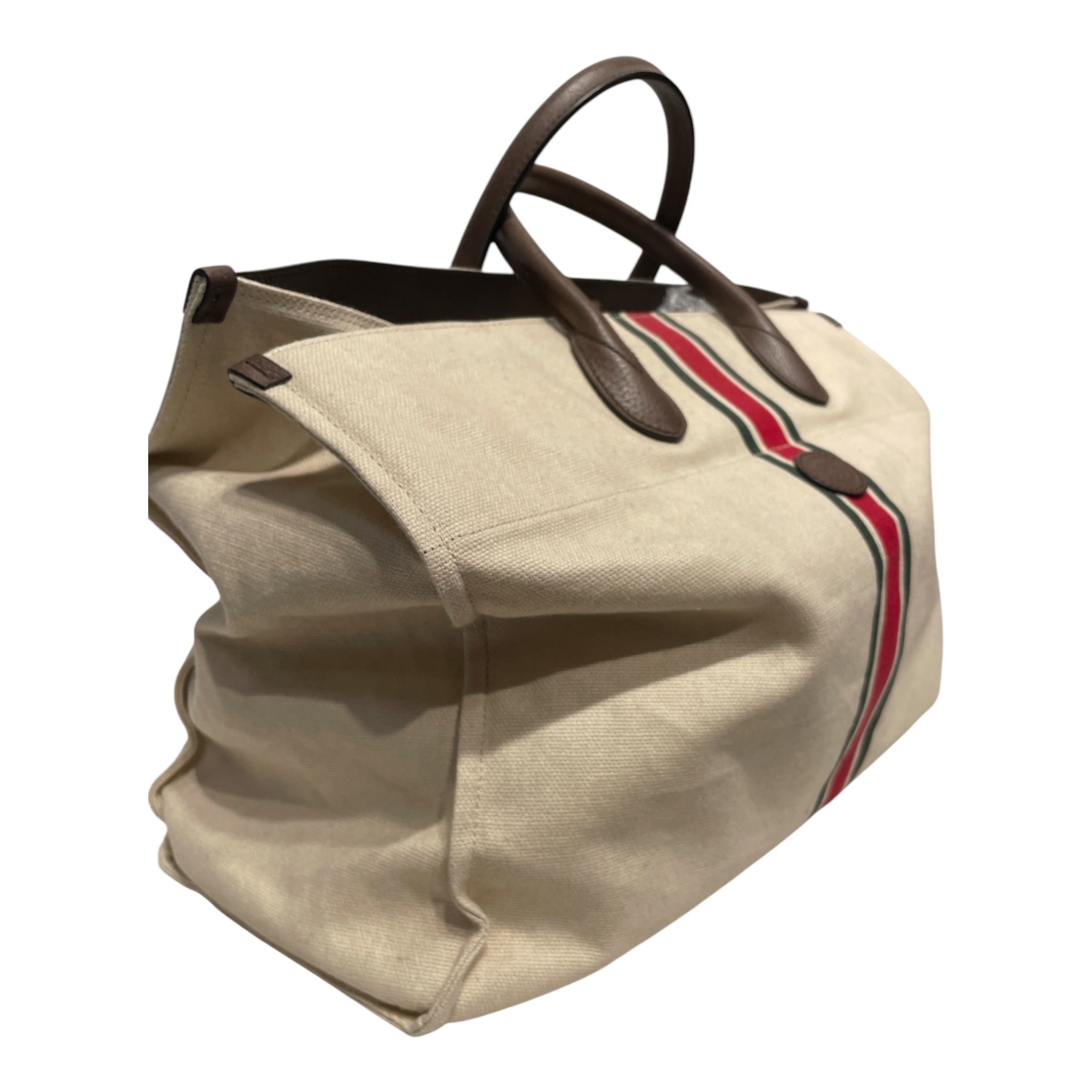 GUCCI/Tote Bag/CRM/Foldable Linen Bag 658876 5250 view 6