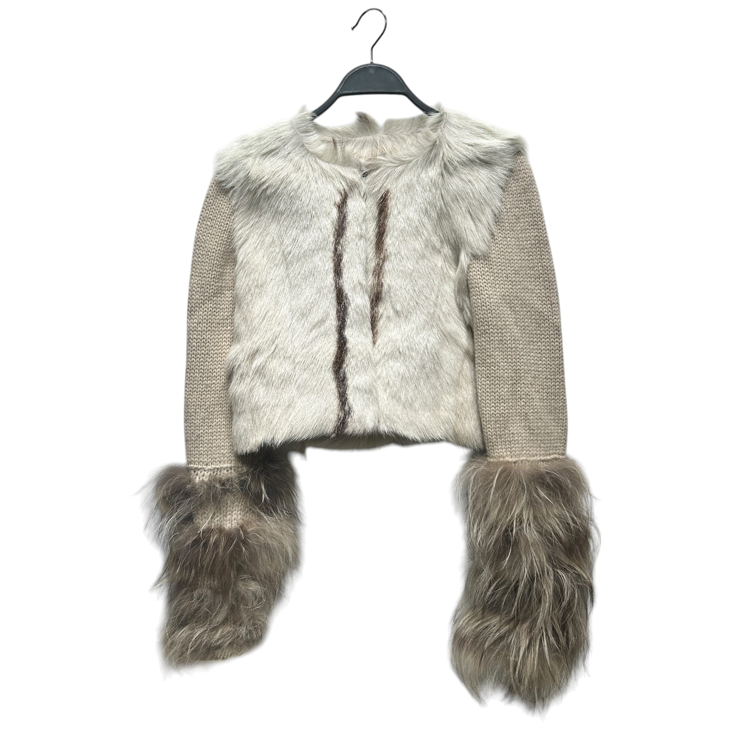 Chloe/Jacket/36/Fur/CRM/goat/fox fur view 1
