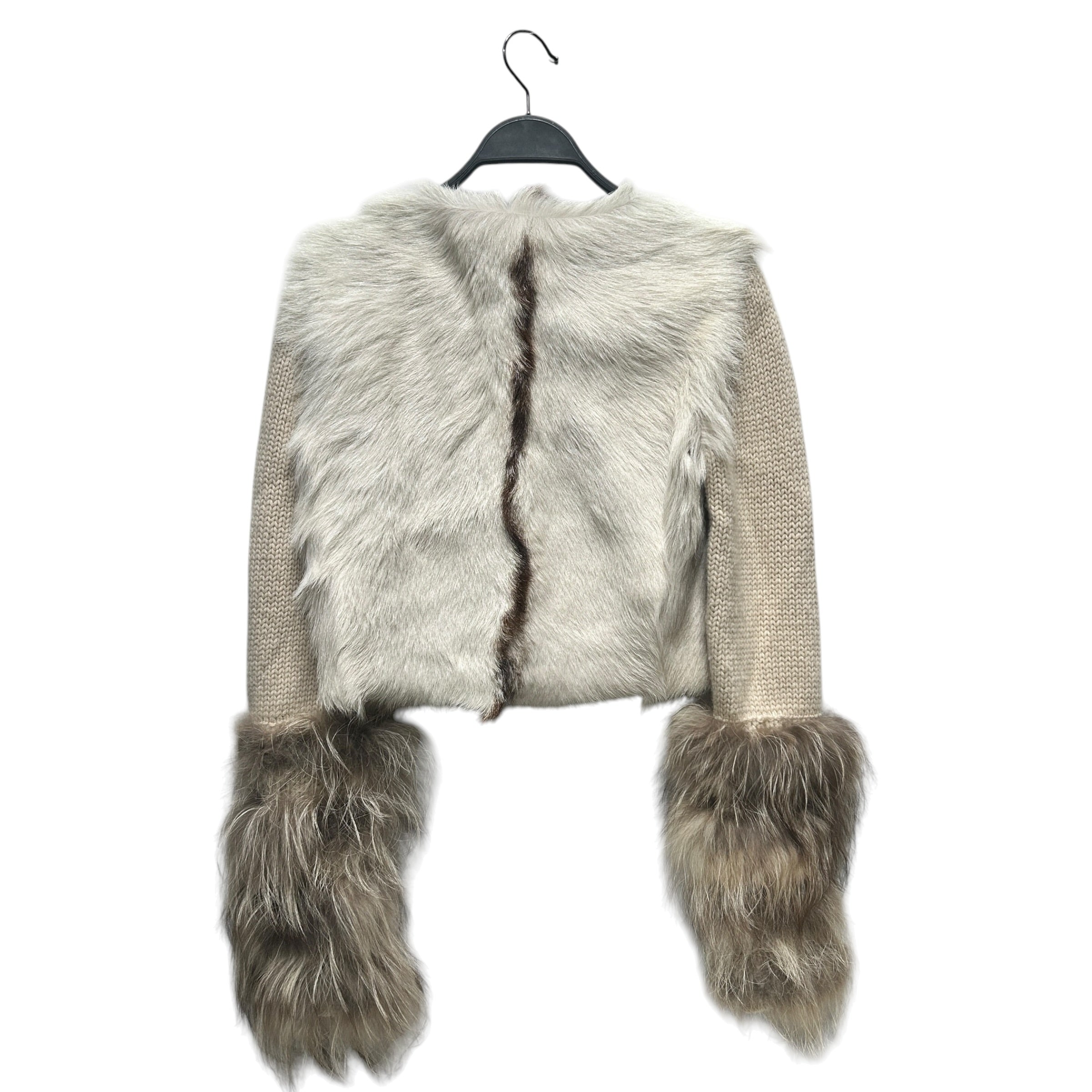 Chloe/Jacket/36/Fur/CRM/goat/fox fur view 2