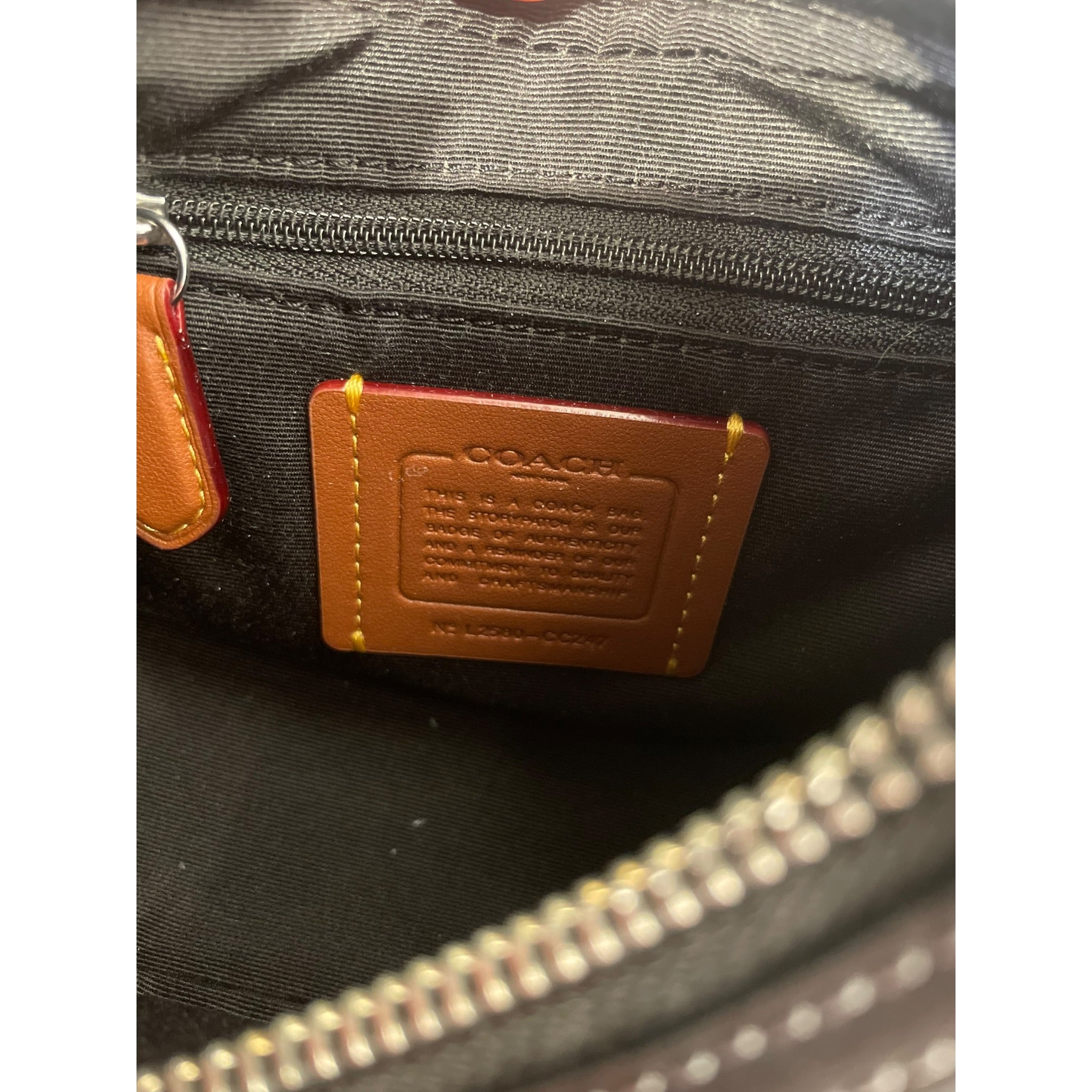 COACH/Clutch Bag/Monogram/Cotton/BLK/ view 4