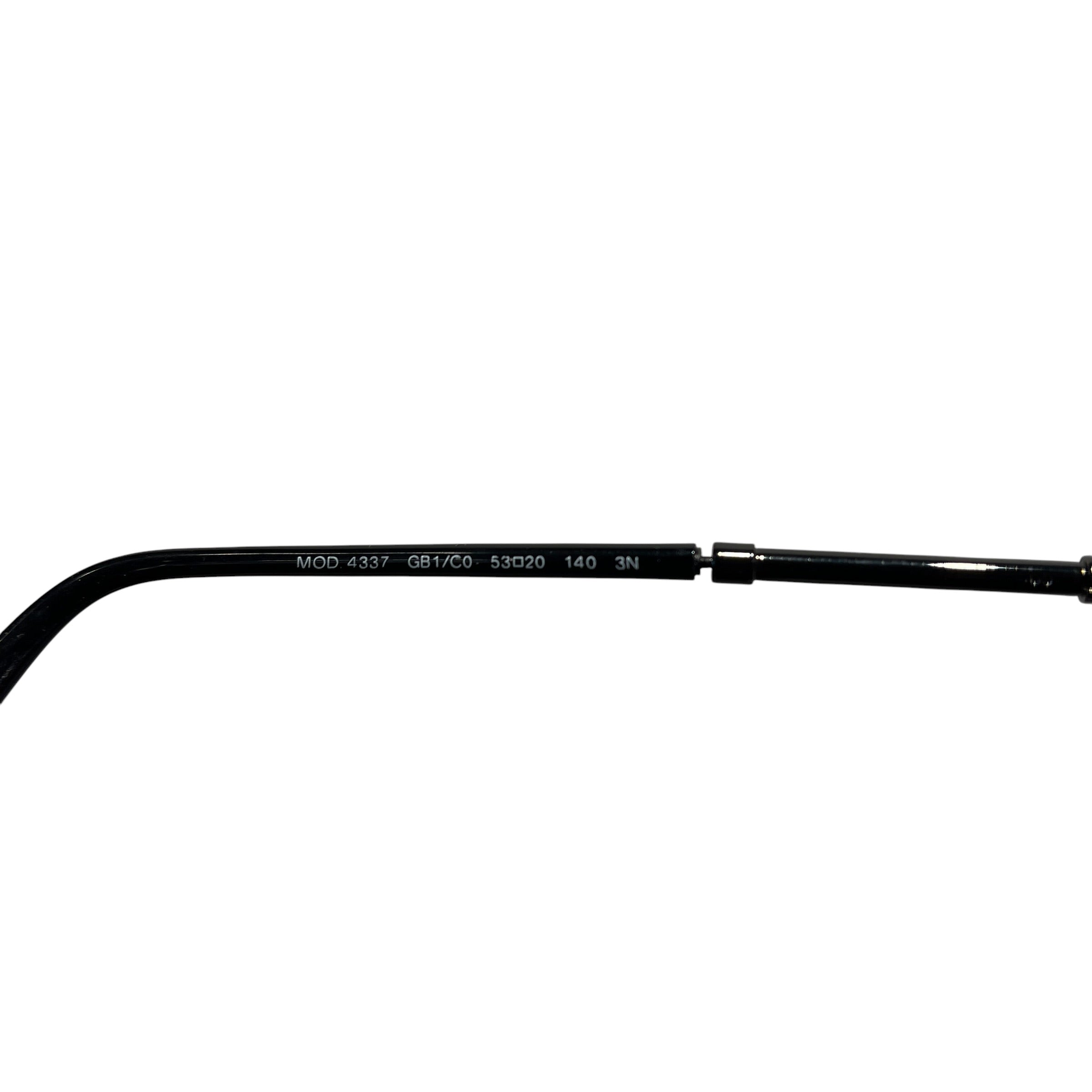 VERSACE/Sunglasses/Metal/BLK/Round/M's/Medusa Insignia Round Sunnies view 4