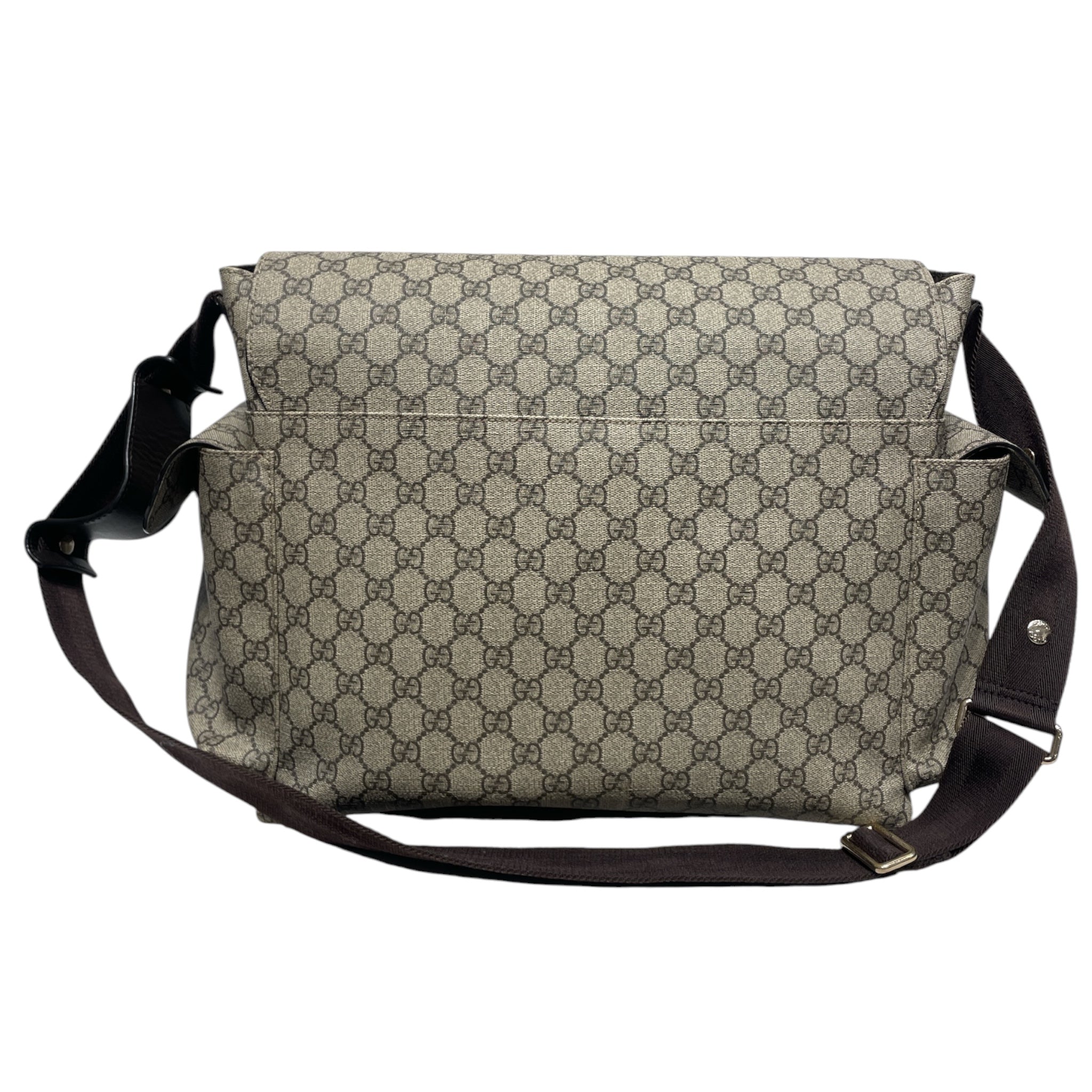 GUCCI/Bag/Monogram/Leather/KHK/DIAPER BAG view 2