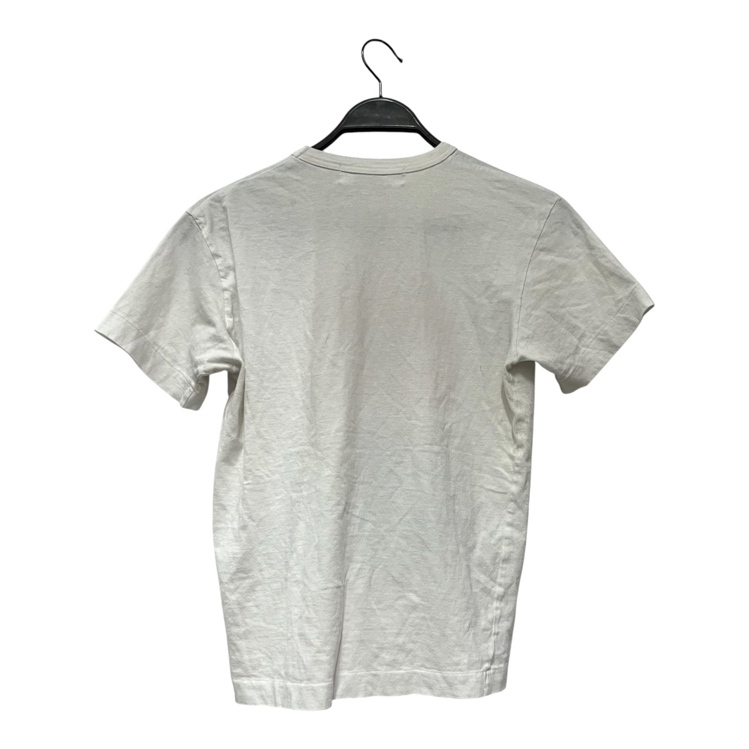 COMME des GARCONS/T-Shirt/S/Cotton/WHT/Graphic/cdg two heart red/camo view 2