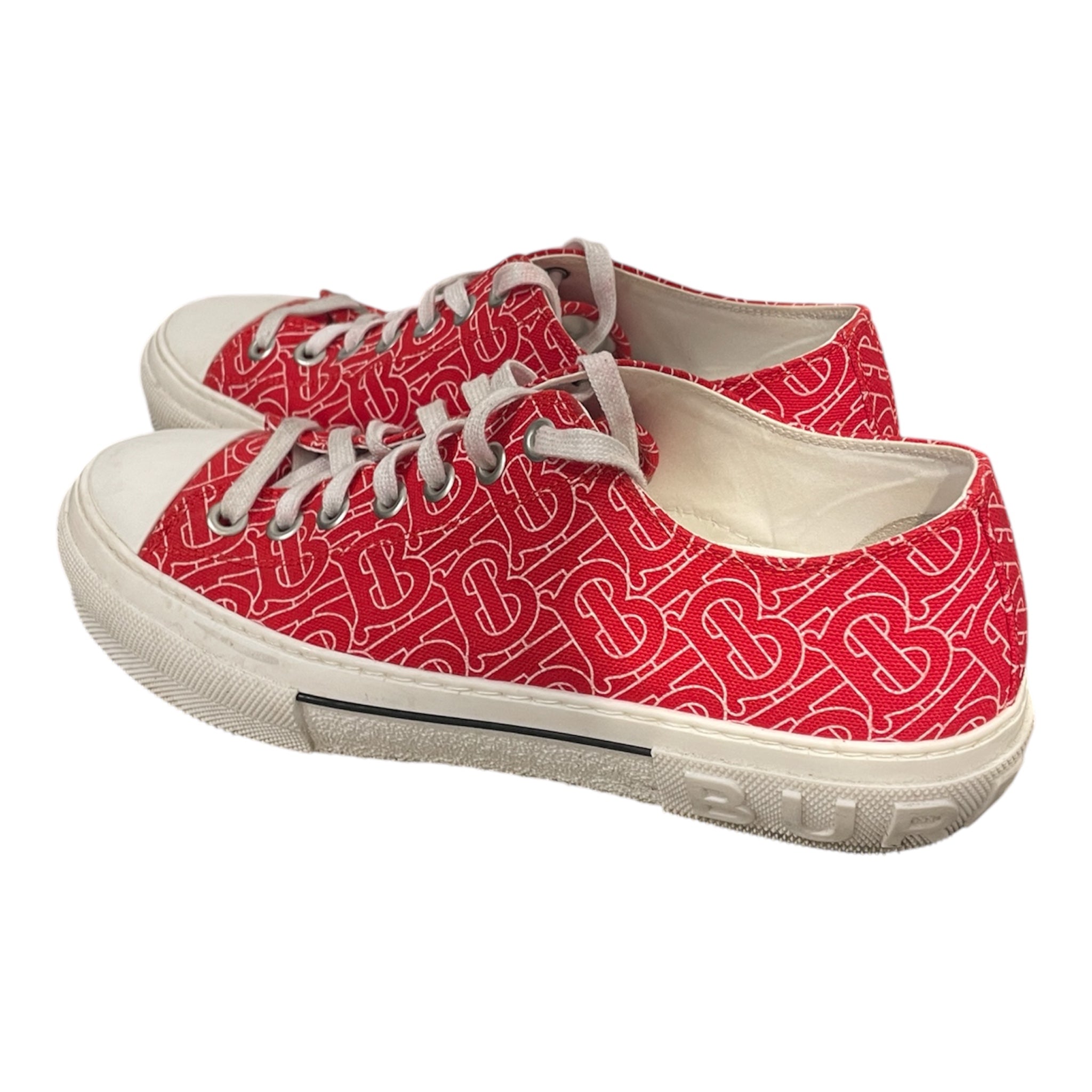 BURBERRY/Low-Sneakers/EU 44/BLK/BURBERRY SZ 44 RED CLOTH TRAIN view 2