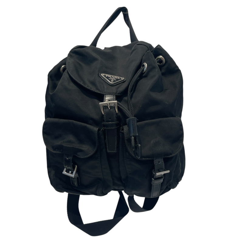 PRADA/Backpack/OS/Nylon/BLK/Drawstring backpack