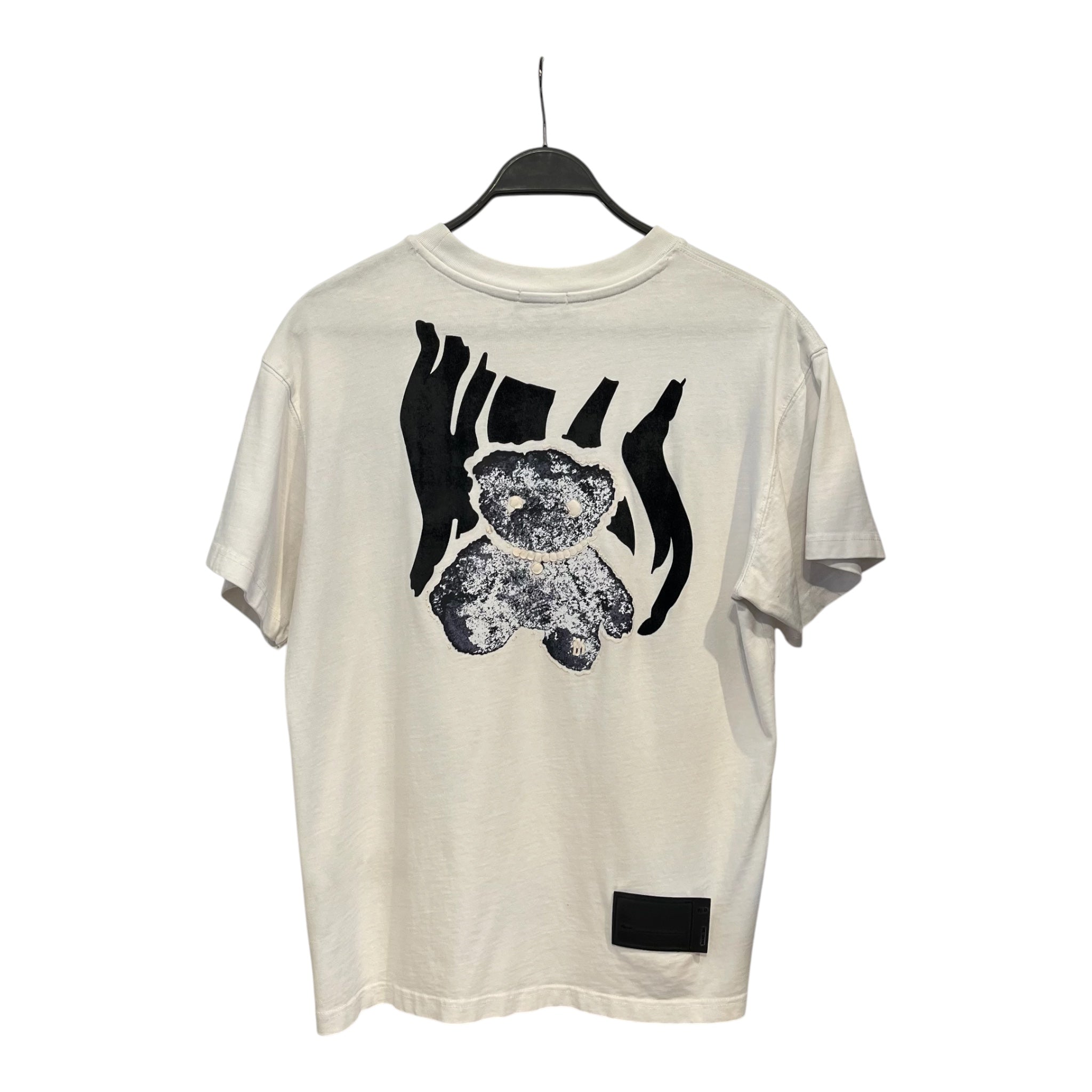WE11DONE/T-Shirt/M/Cotton/WHT/teddy bear tee view 2