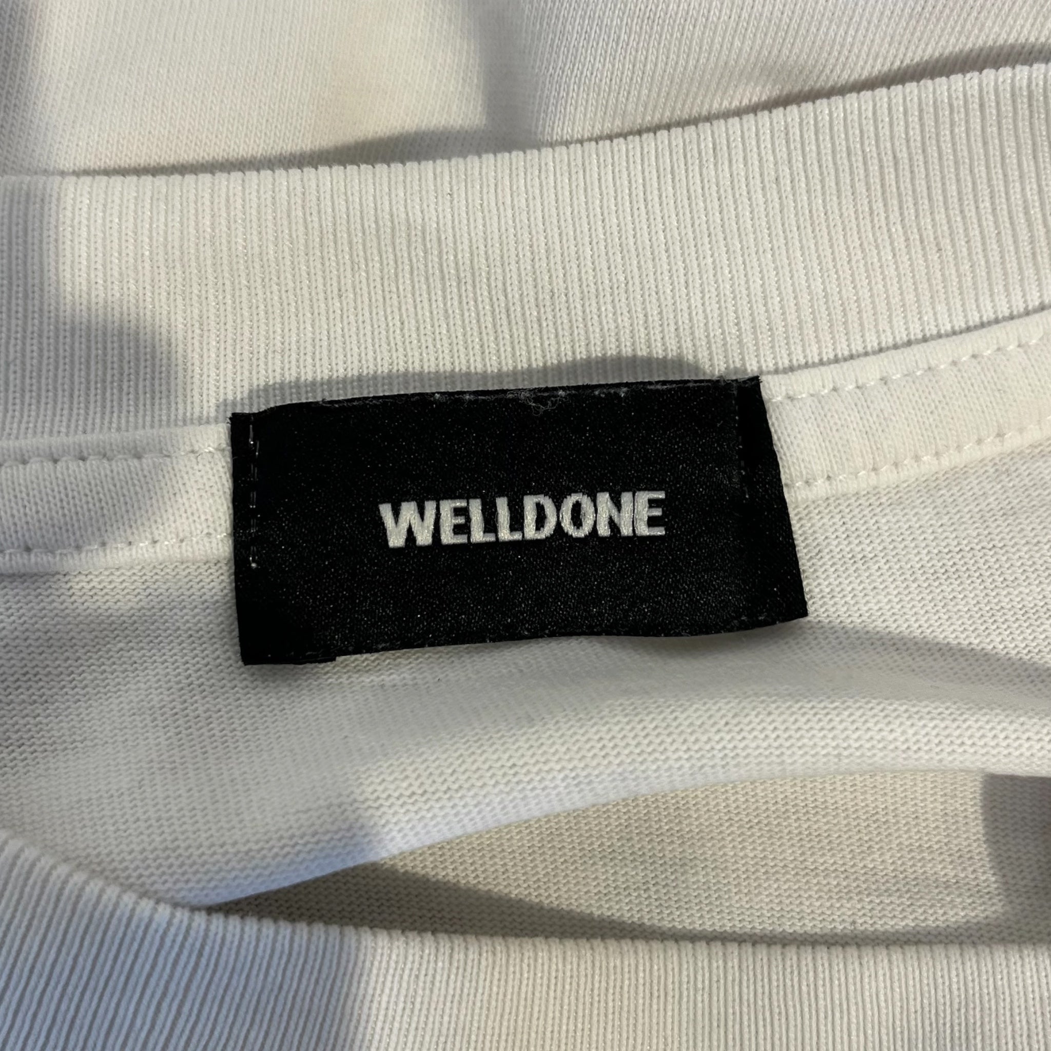 WE11DONE/T-Shirt/M/Cotton/WHT/teddy bear tee view 3