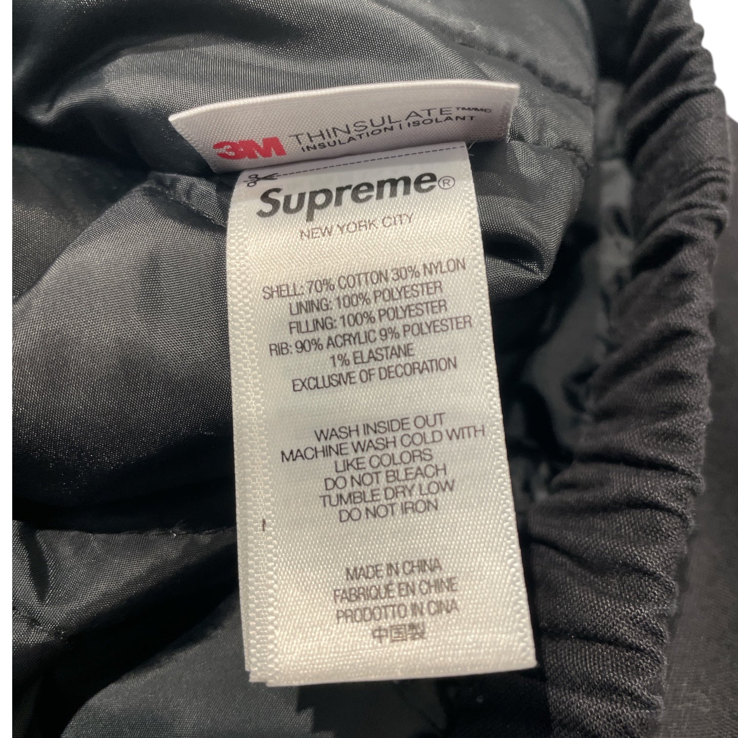 Supreme/Jacket/M/Cotton/BLK/Cordura Twill Utility Jacket view 4
