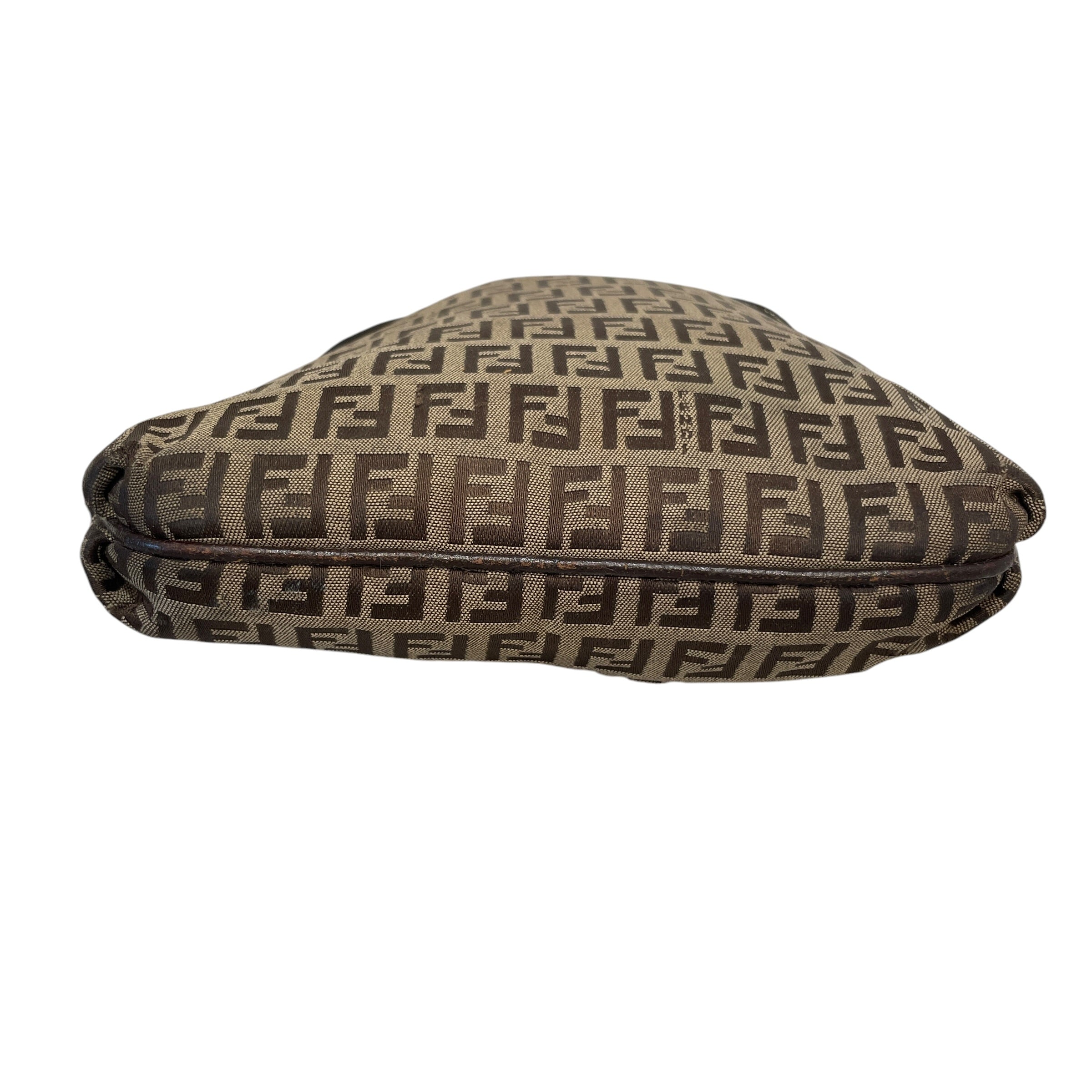 FENDI/Cross Body Bag/Monogram/Cotton/BEG/Zuchino FF Logo view 3