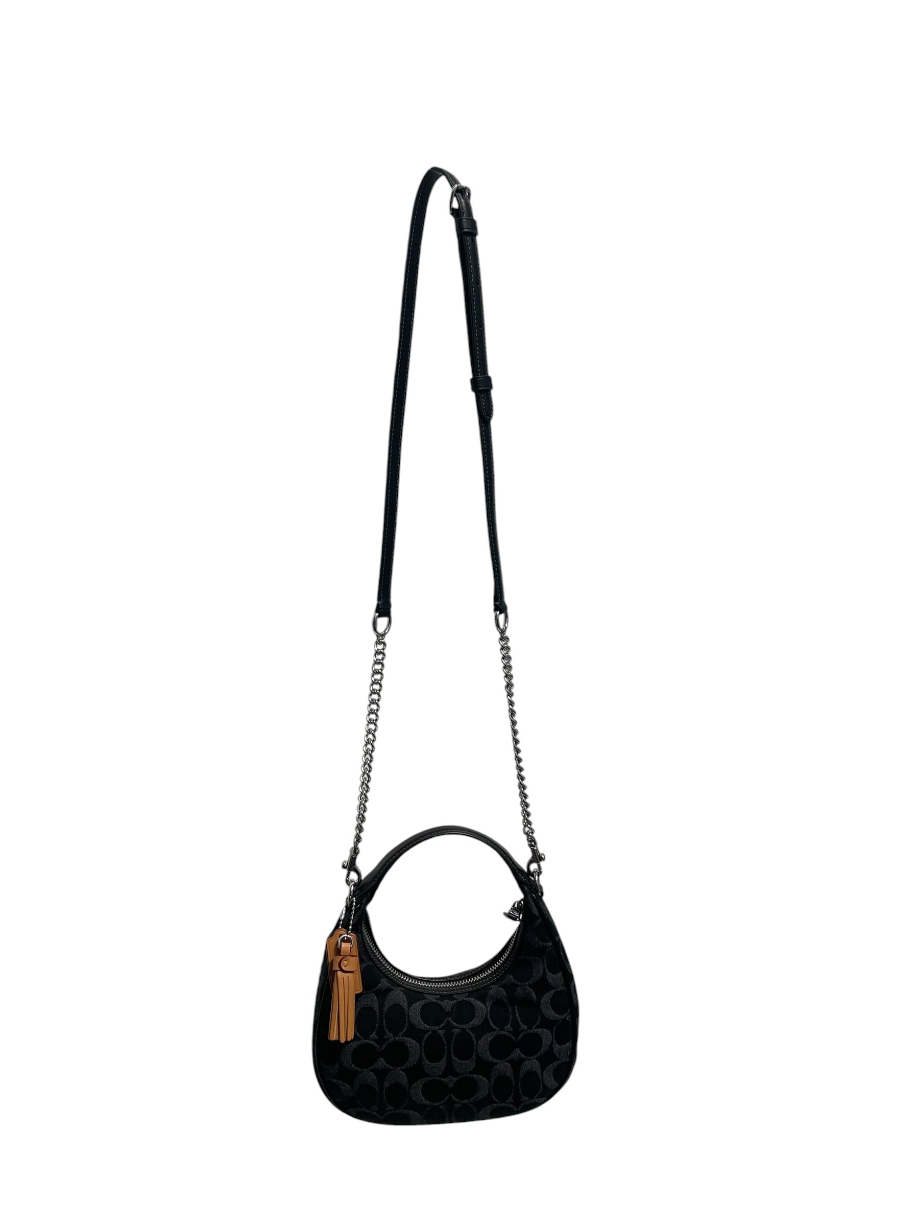 COACH/Clutch Bag/Monogram/Cotton/BLK/ view 2