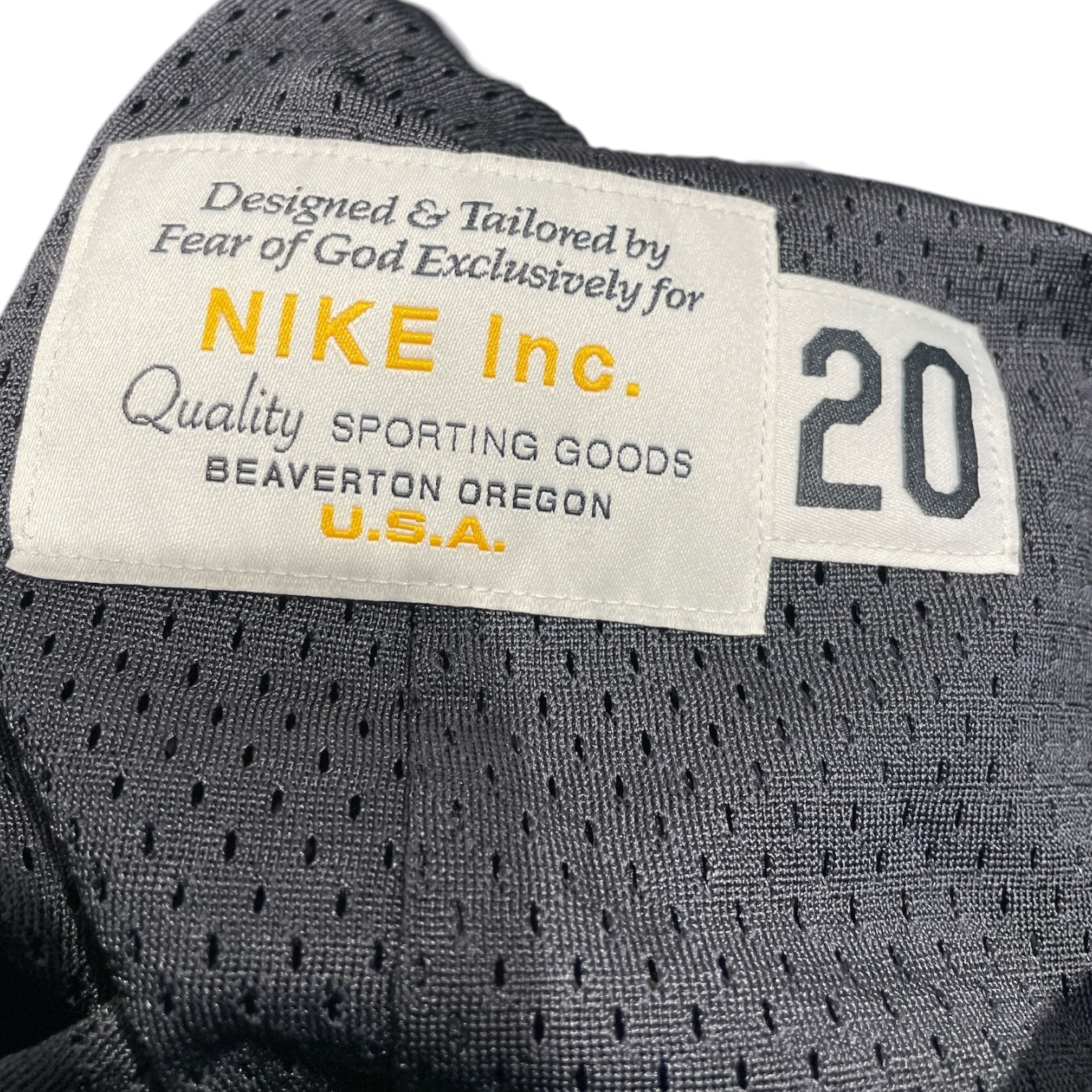 NIKE/FEAR OF GOD/Pants/S/Nylon/BLK/Tear Away NBA view 3