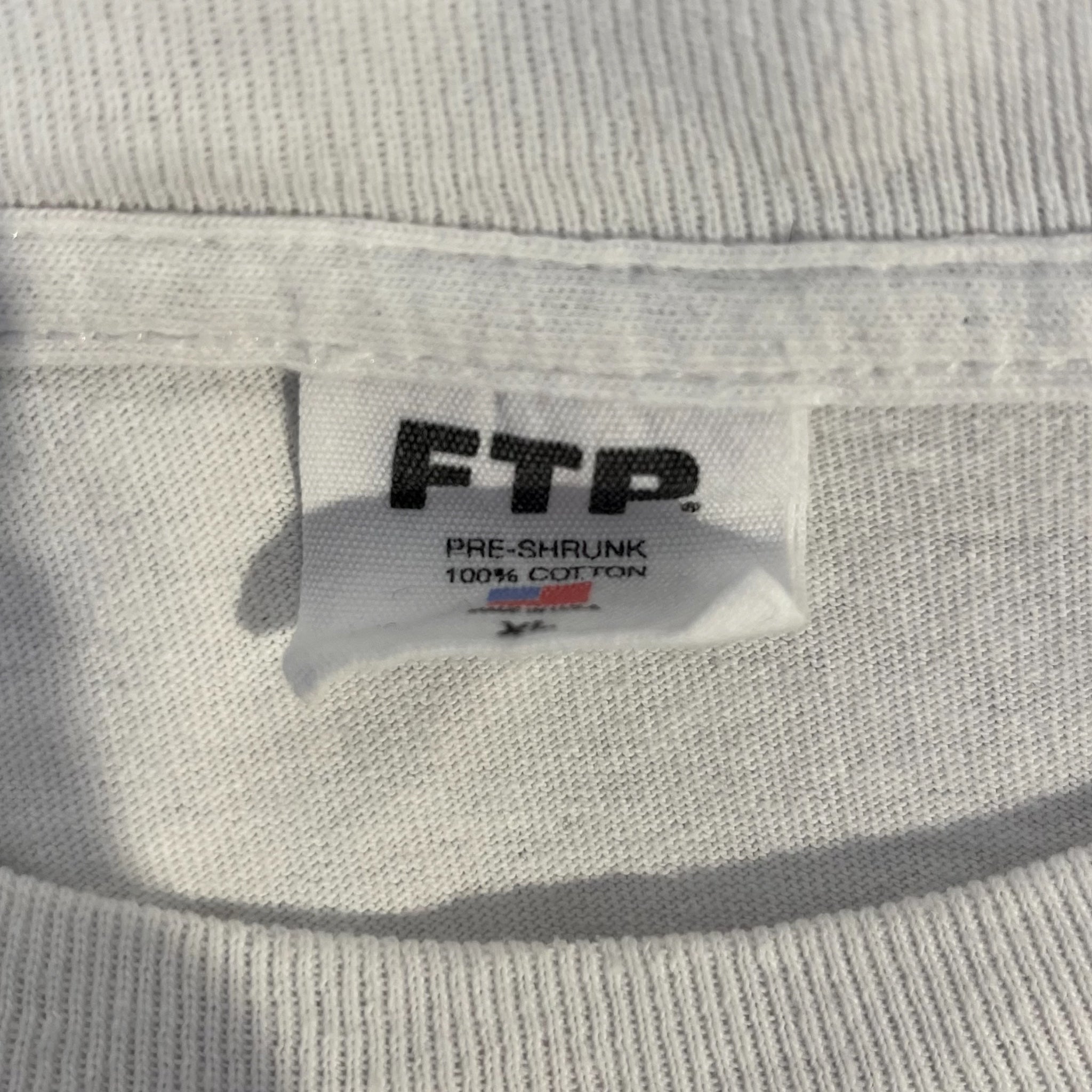 FTP/T-Shirt/XL/Cotton/WHT/destroying communities graphic view 3