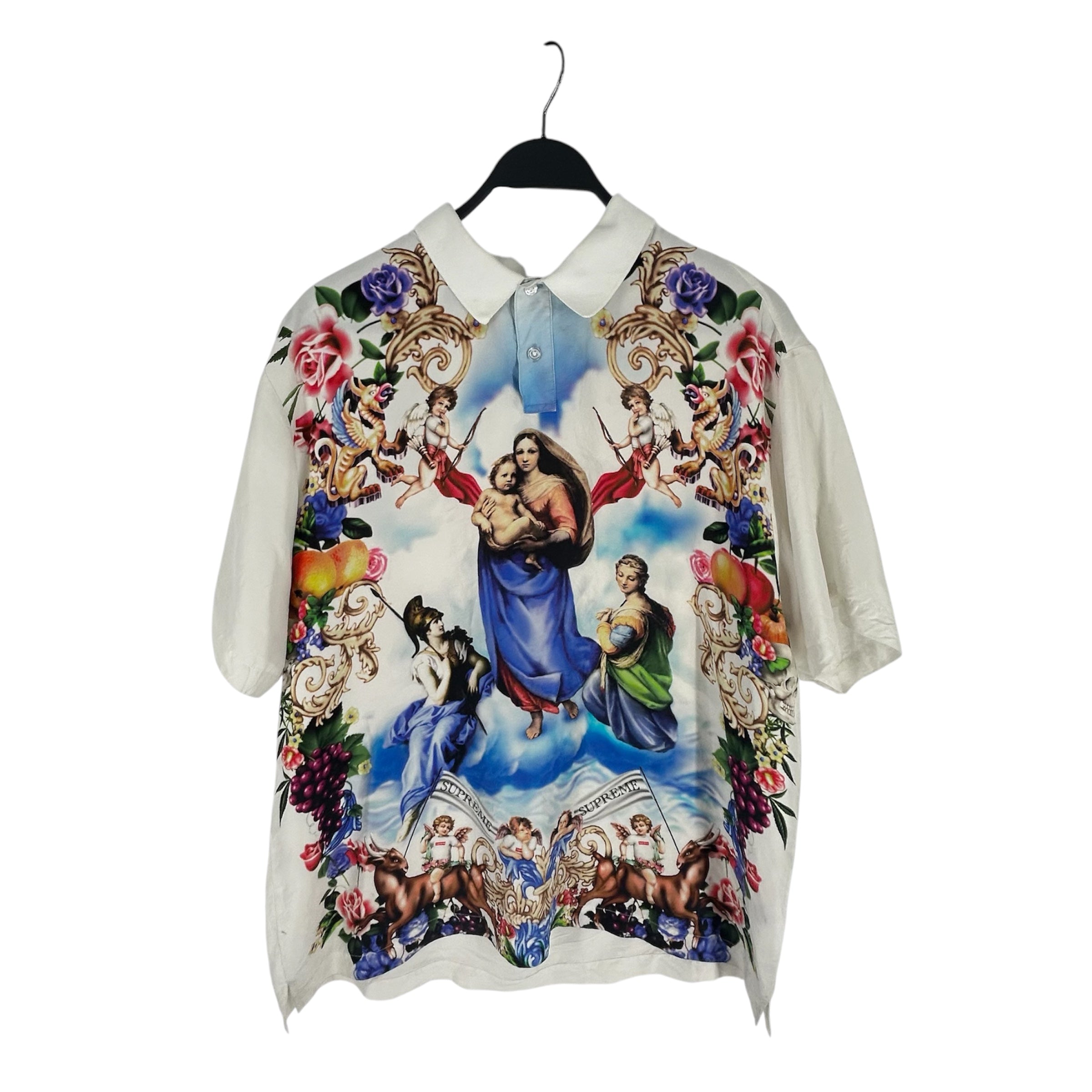 Supreme/Shirt/XL/Cotton/WHT/All Over Print/ANGELS ALL OVER view 1