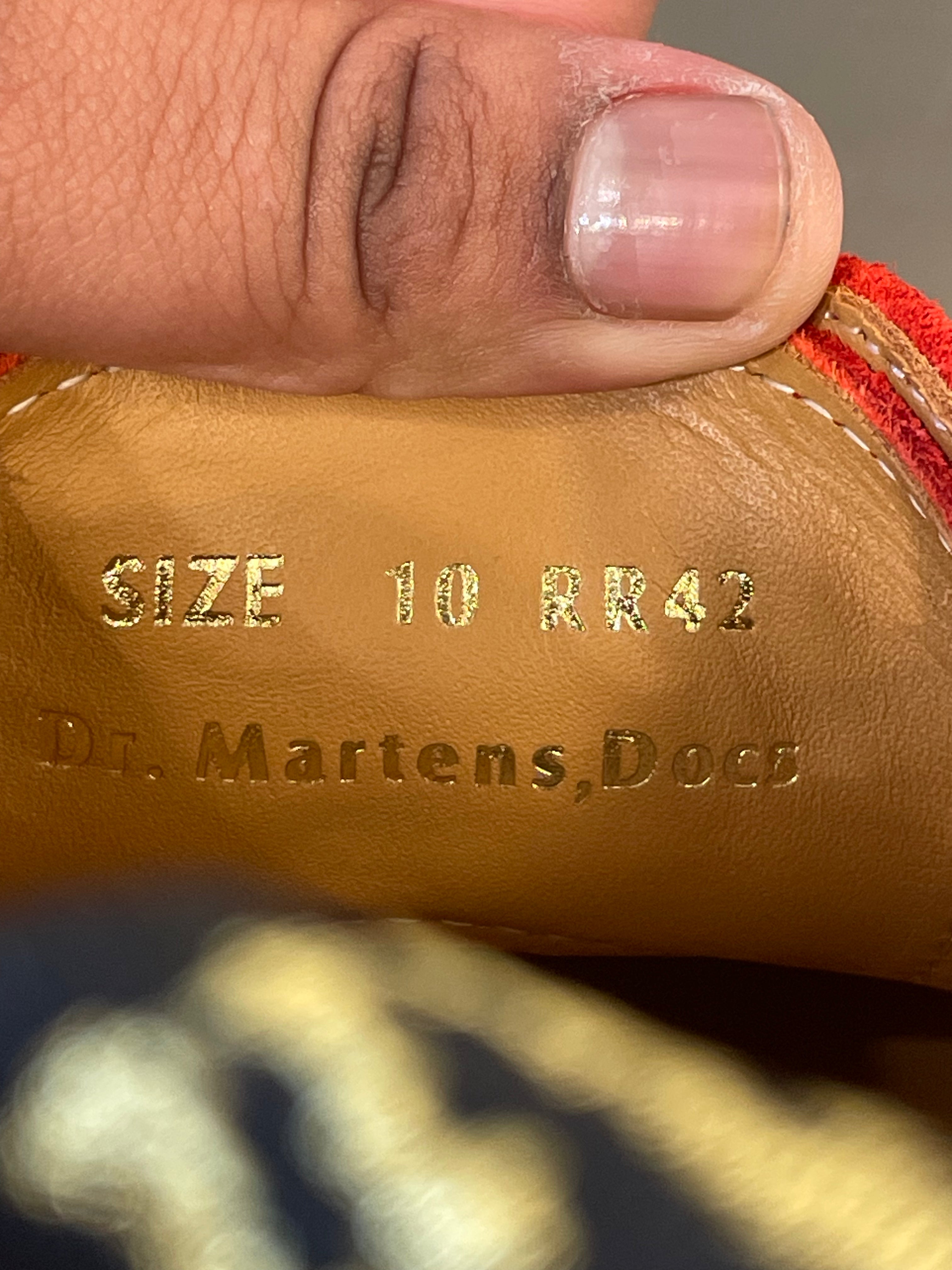Dr.Martens/Shoes/US 11/Suede/RED/OUR LEGACY RED ALERT view 4