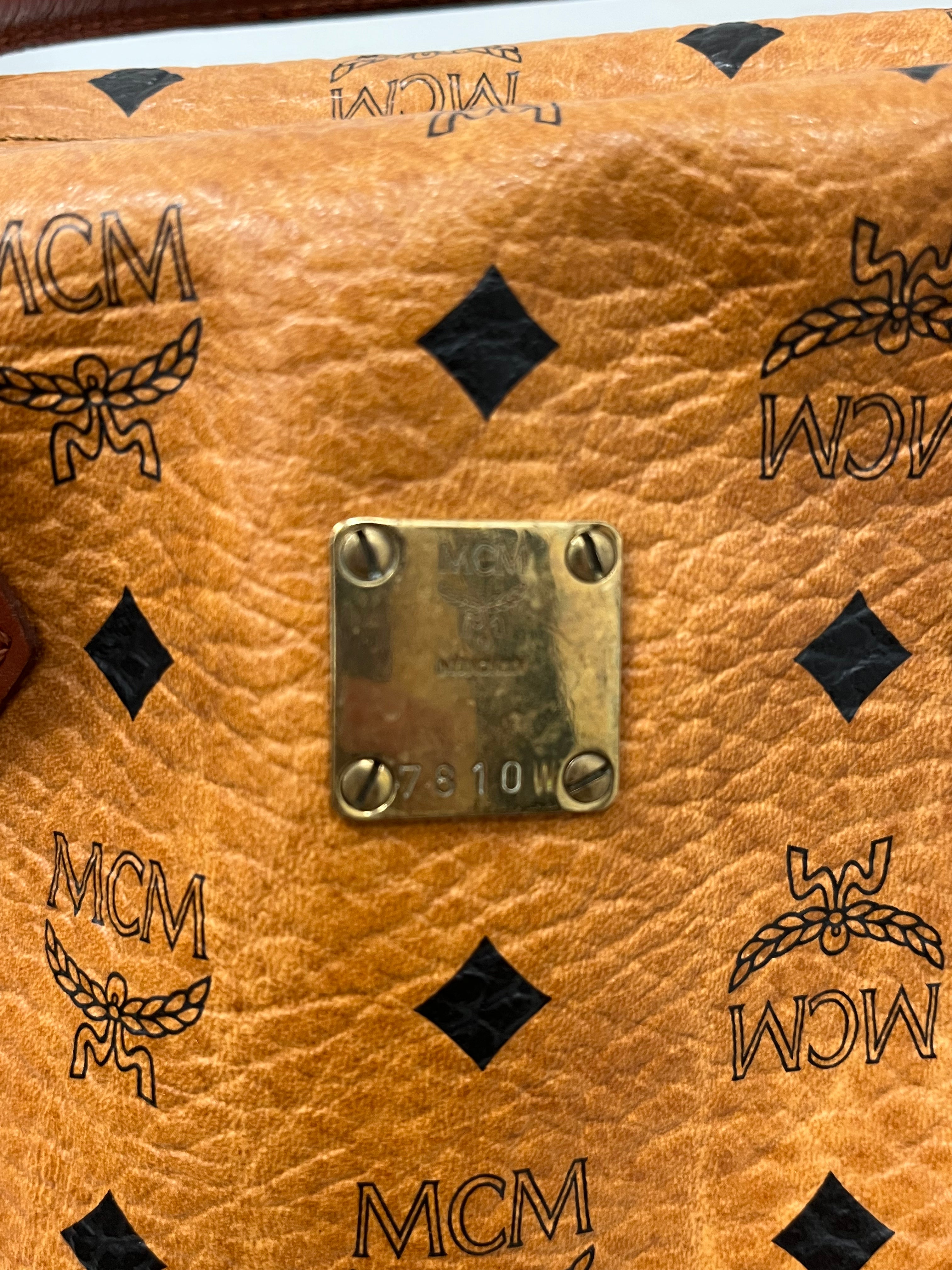 MCM/Boston Bag/Monogram/Leather/CML/ view 3
