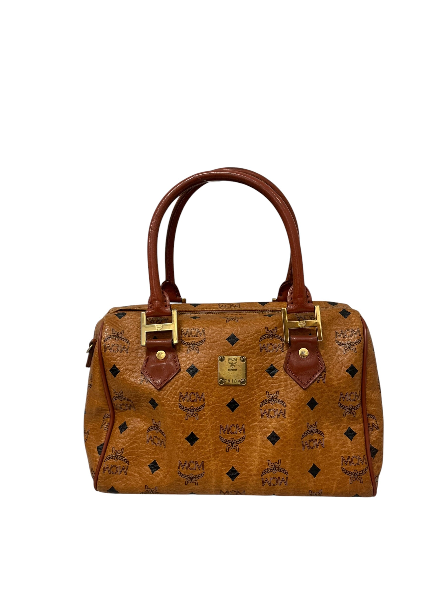 MCM/Boston Bag/Monogram/Leather/CML/ view 1