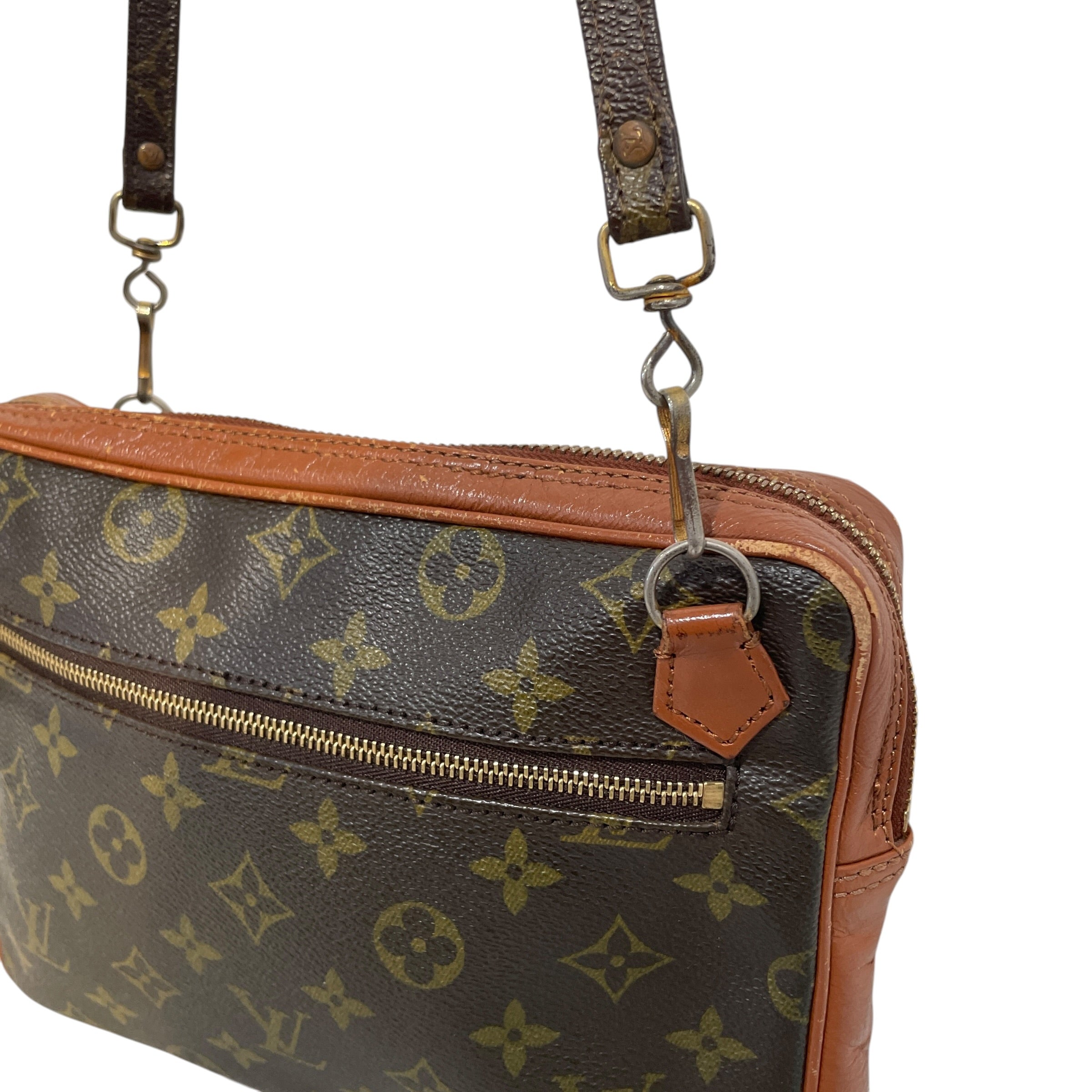 LOUIS VUITTON/Cross Body Bag/Monogram/Leather/BRW/Sac Sport Monogram view 5