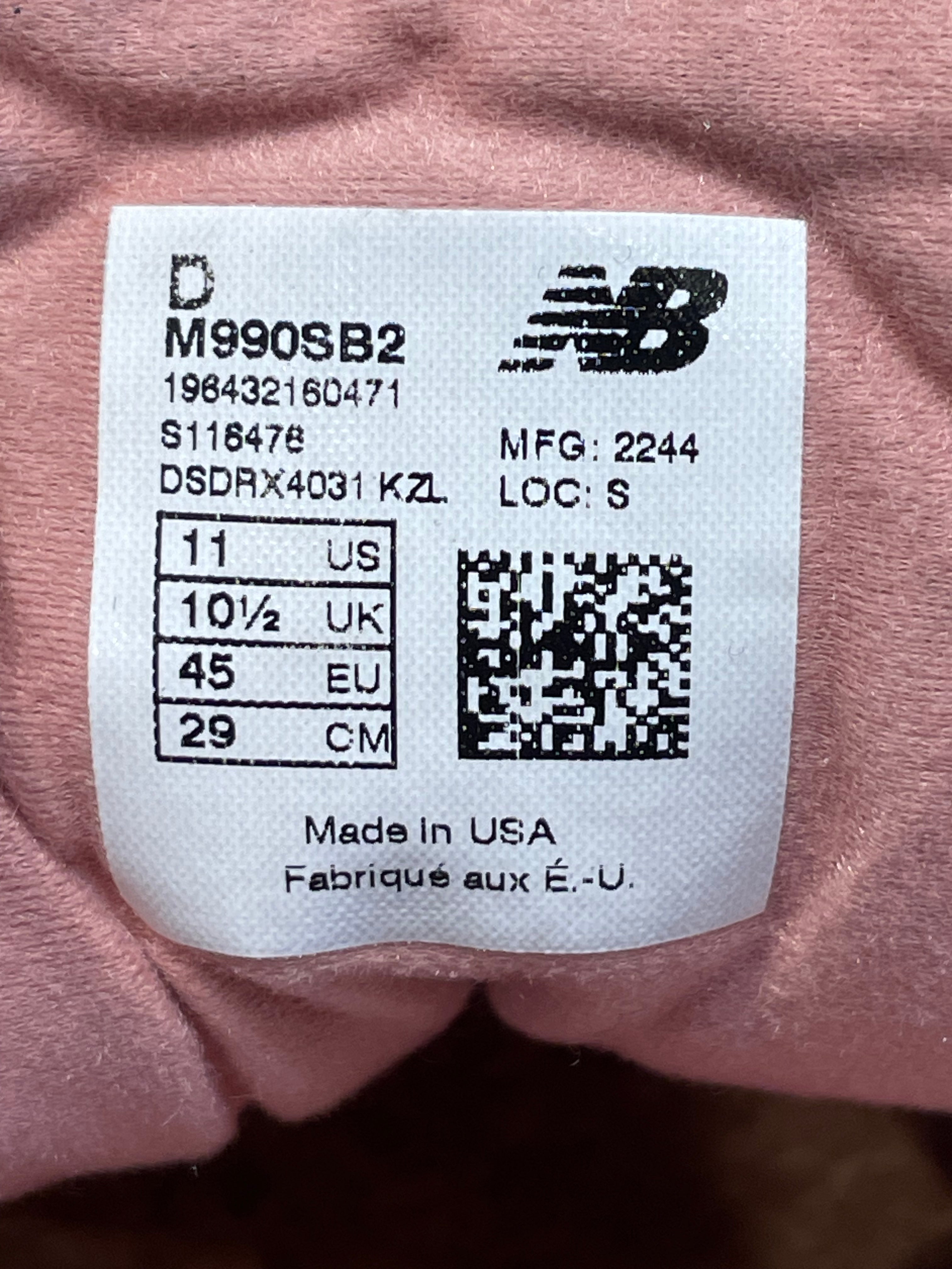 NEW BALANCE/Low-Sneakers/US 11/Cotton/PNK/SALEHE BEMBURY view 3