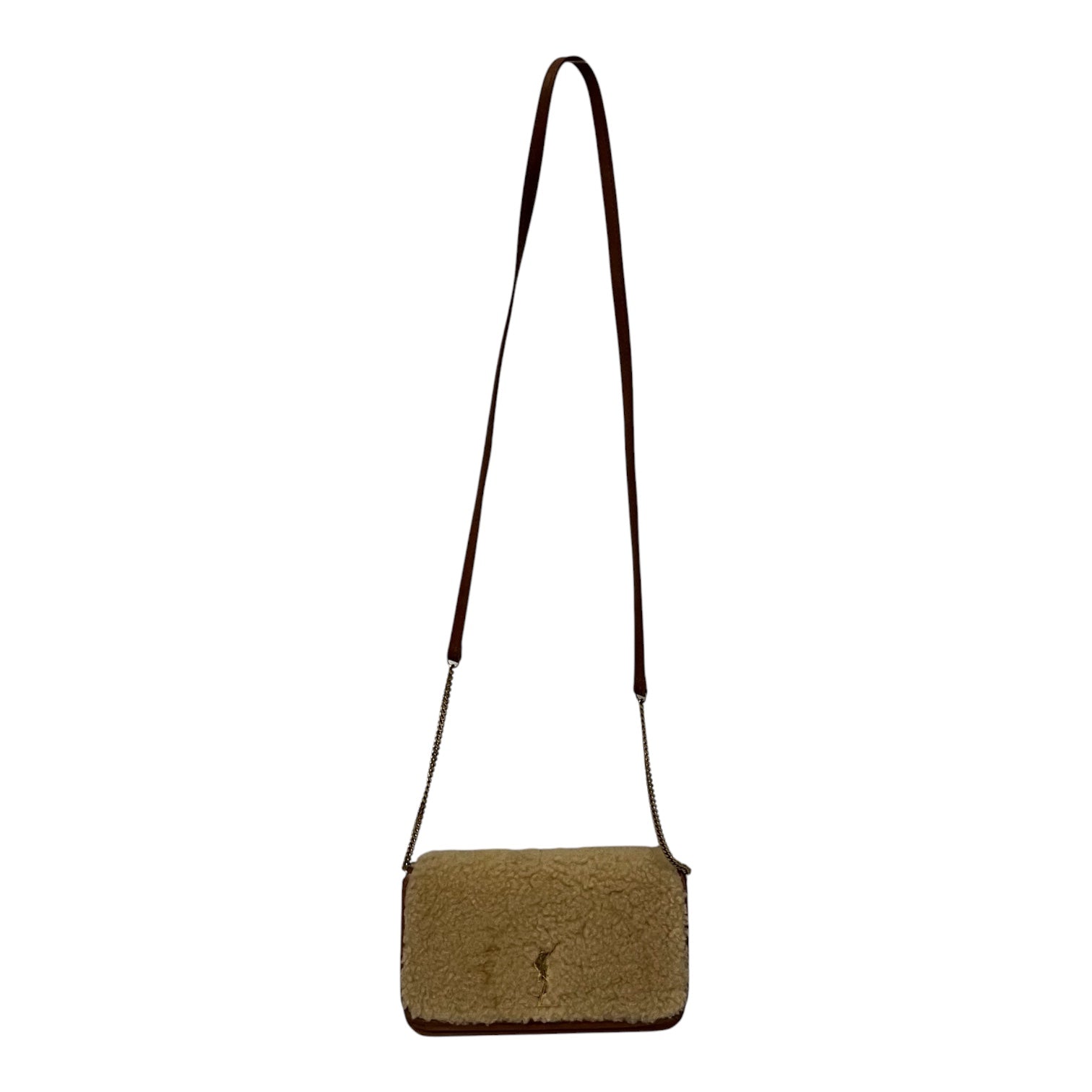 YVES SAINT LAURENT/Cross Body Bag/CML/shearling kate view 1