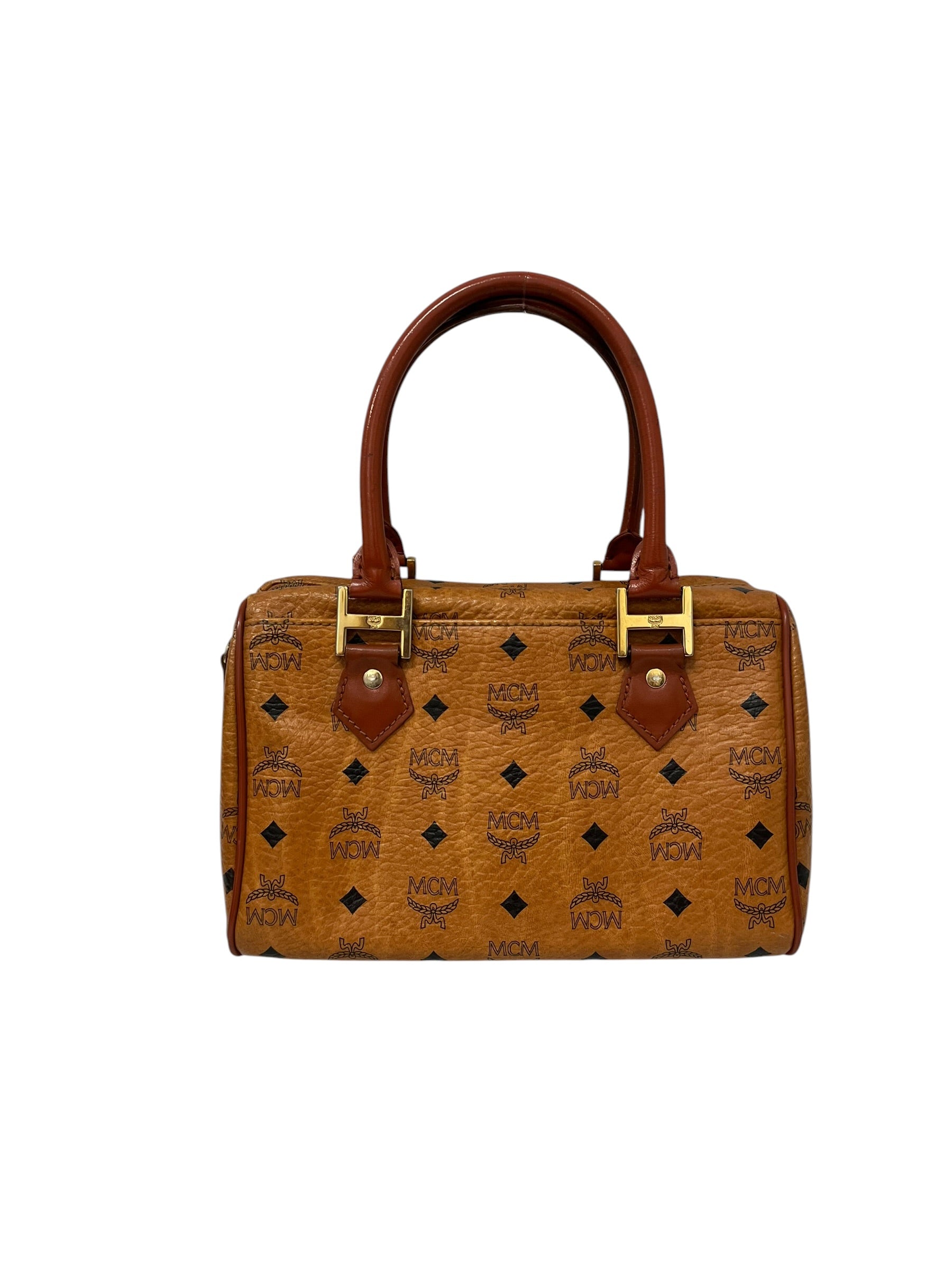 MCM/Boston Bag/Monogram/Leather/CML/ view 2