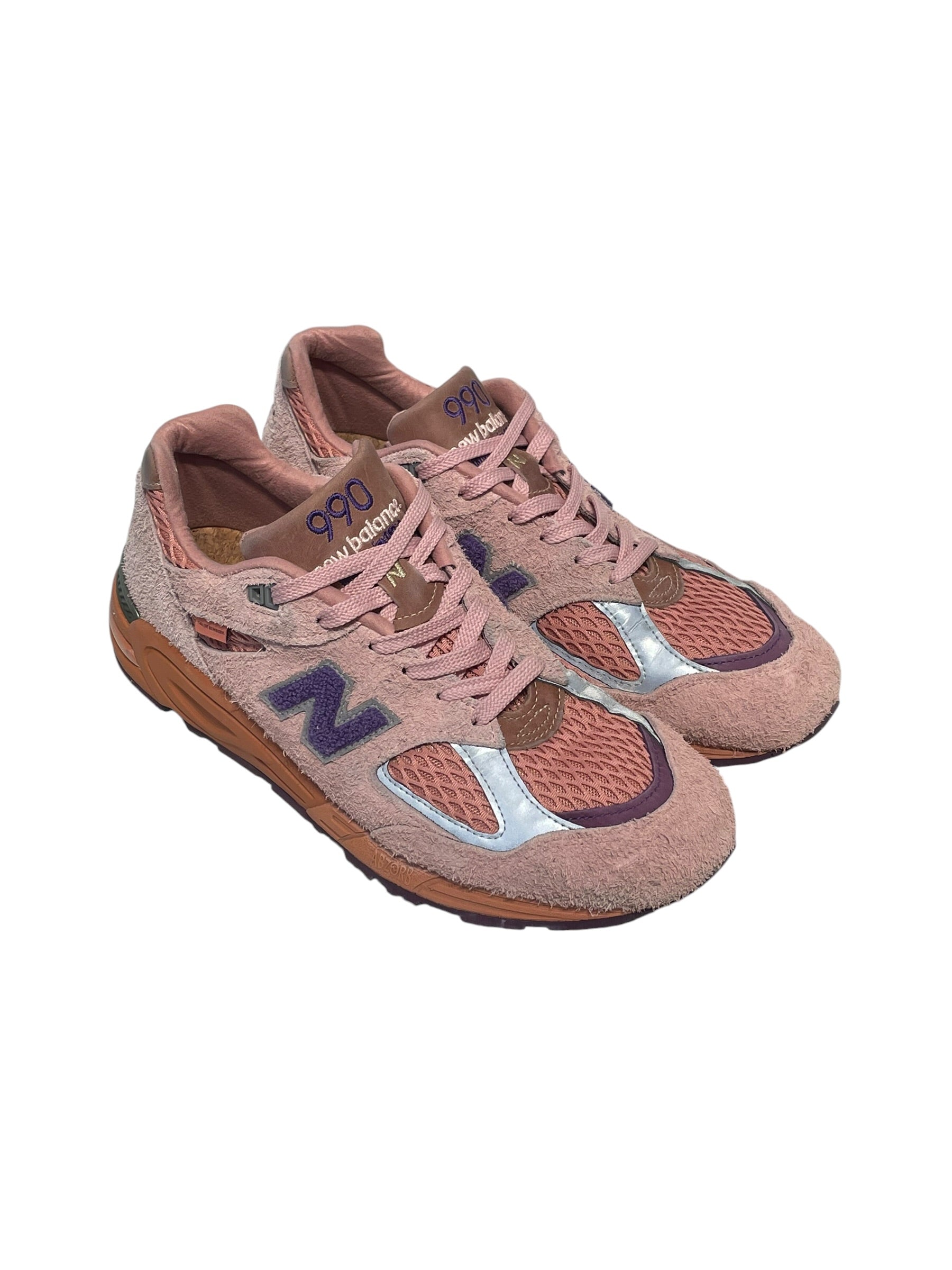 NEW BALANCE/Low-Sneakers/US 11/Cotton/PNK/SALEHE BEMBURY view 1