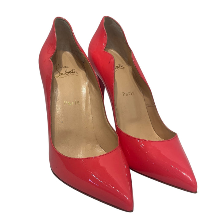 Christian Louboutin/Heels/EU 39.5/Leather/RED/Patent Leather