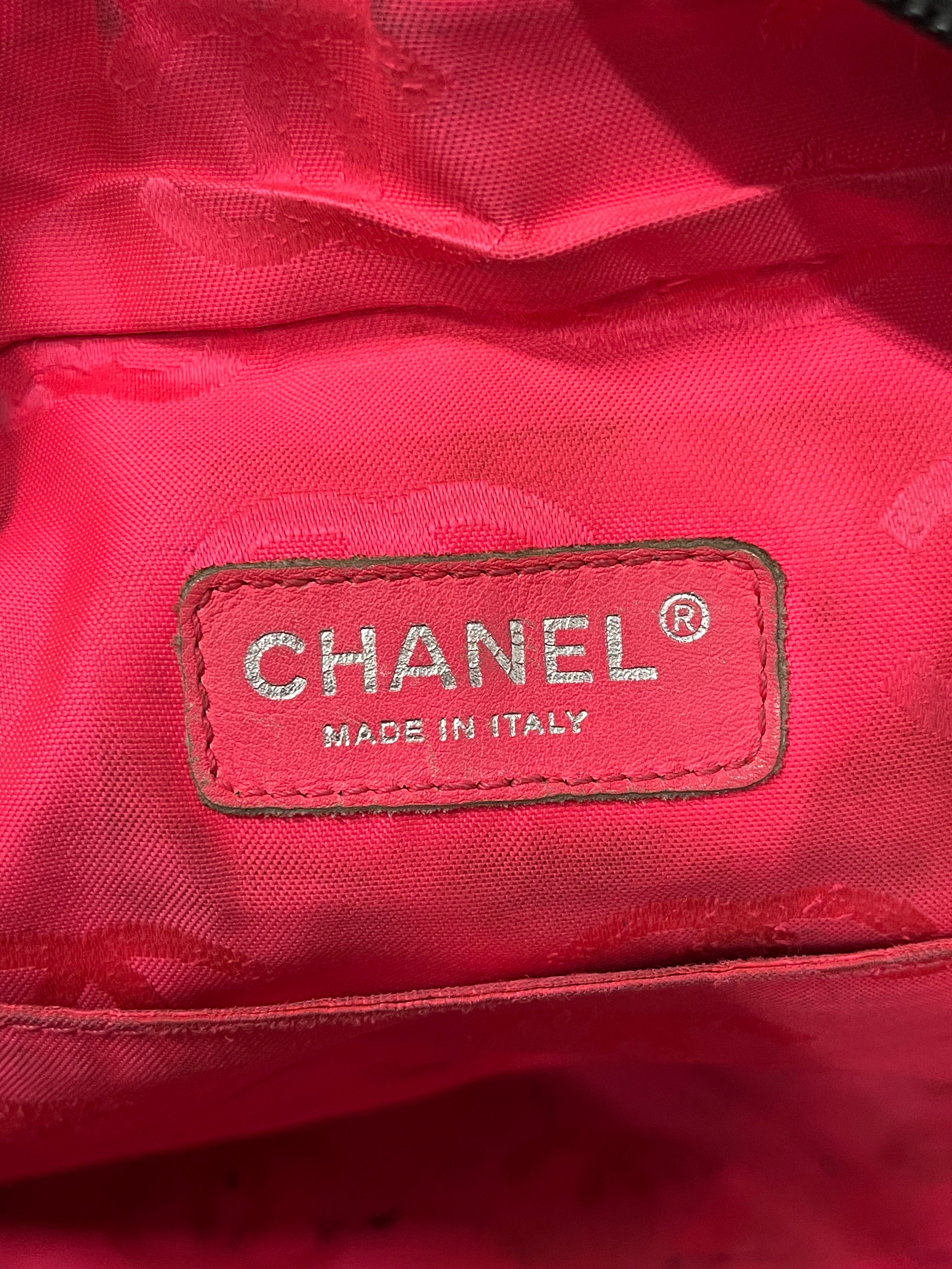CHANEL/Hand Bag/Leather/BLK/LARGE CAMBRON MULTIPOCKET view 3