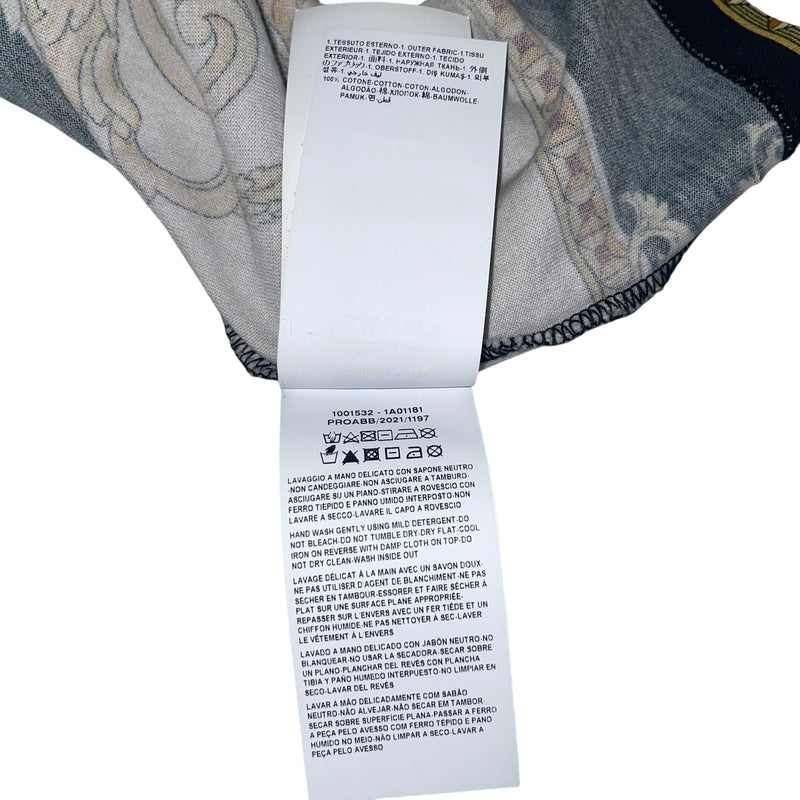 VERSACE/T-Shirt/XS/All Over Print/Cotton/MLT/