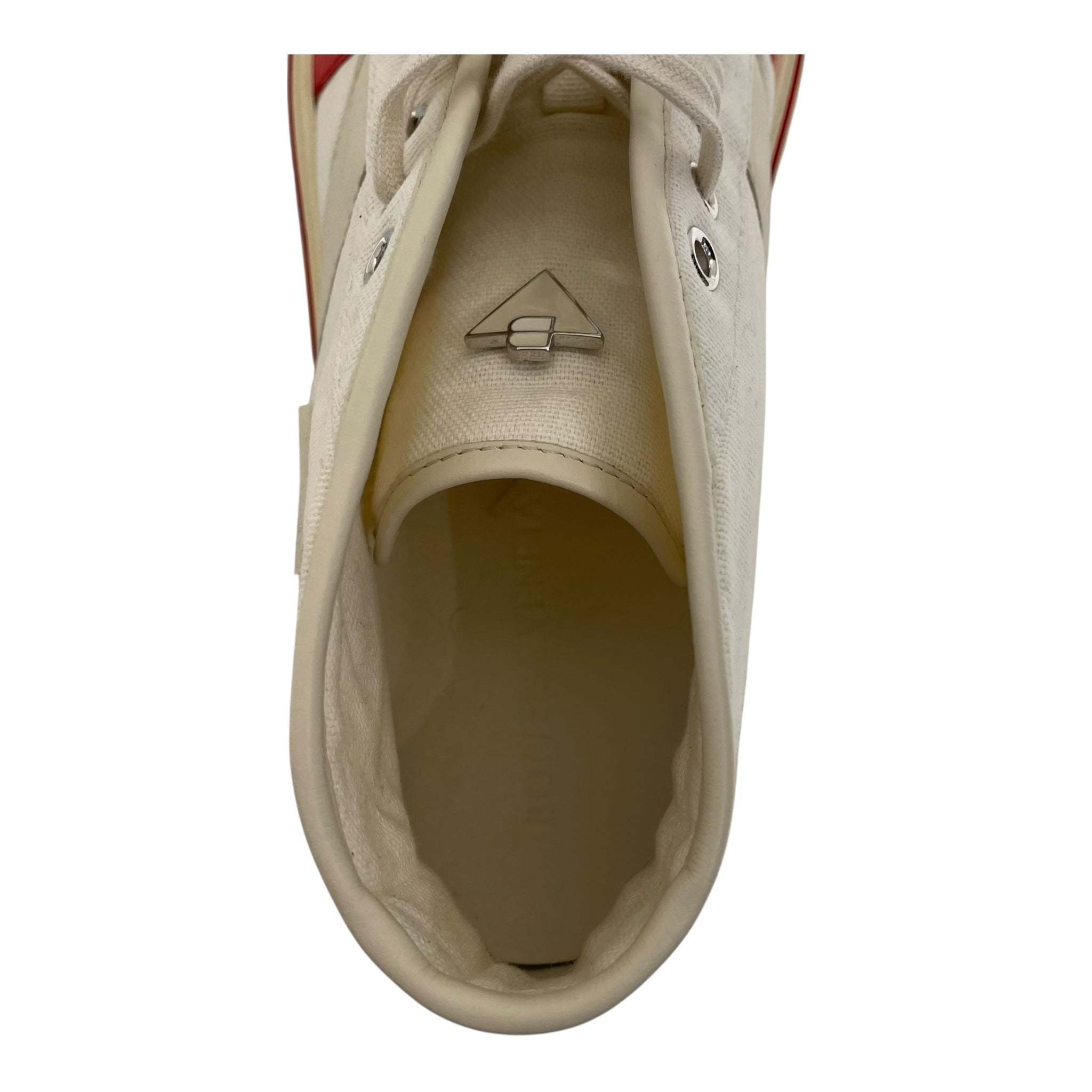 BOTTEGA VENETA/Hi-Sneakers/US 12/Border/Cotton/CRM/Eliot Sneaker view 3