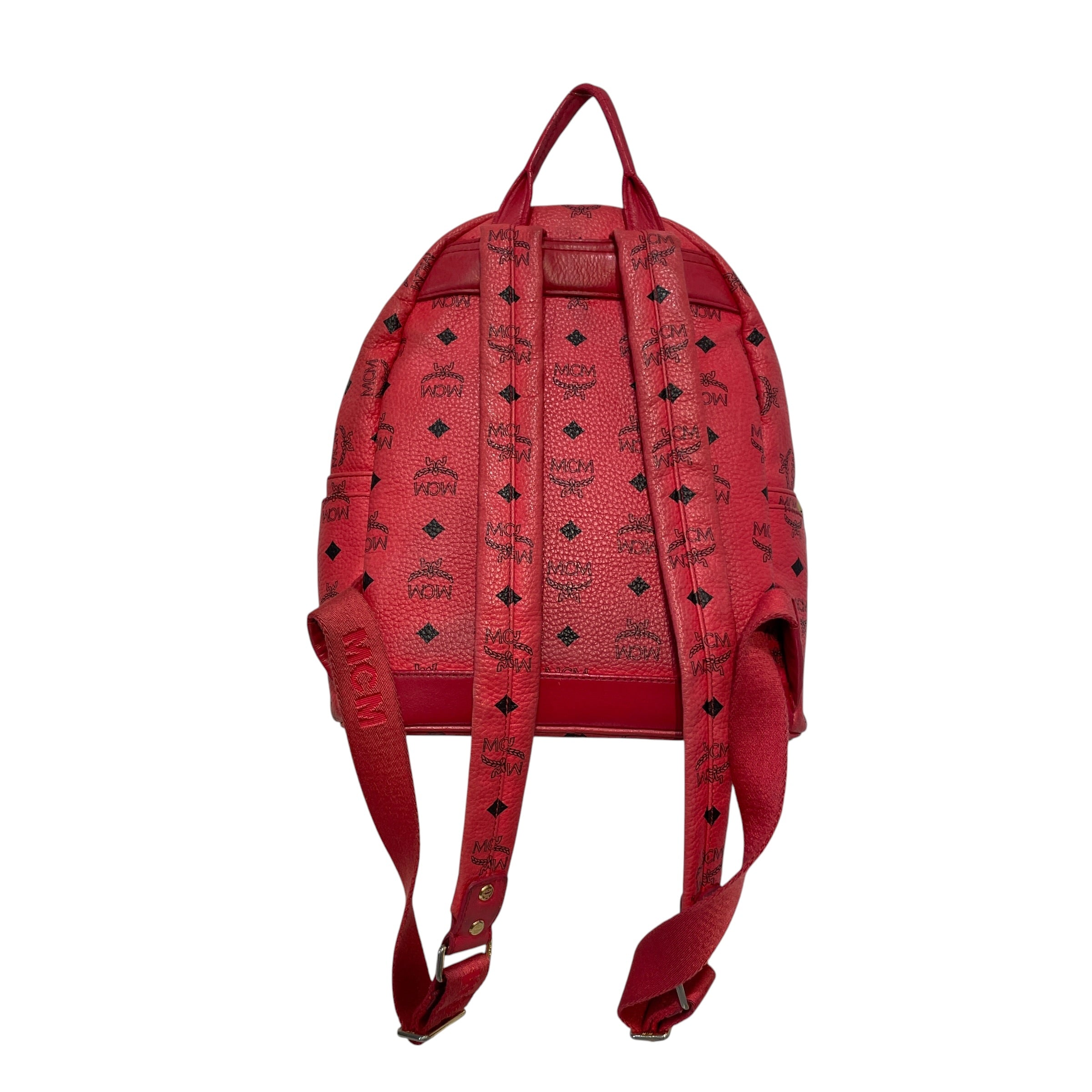 MCM/Bag/Monogram/Leather/PNK/BAckpack view 2