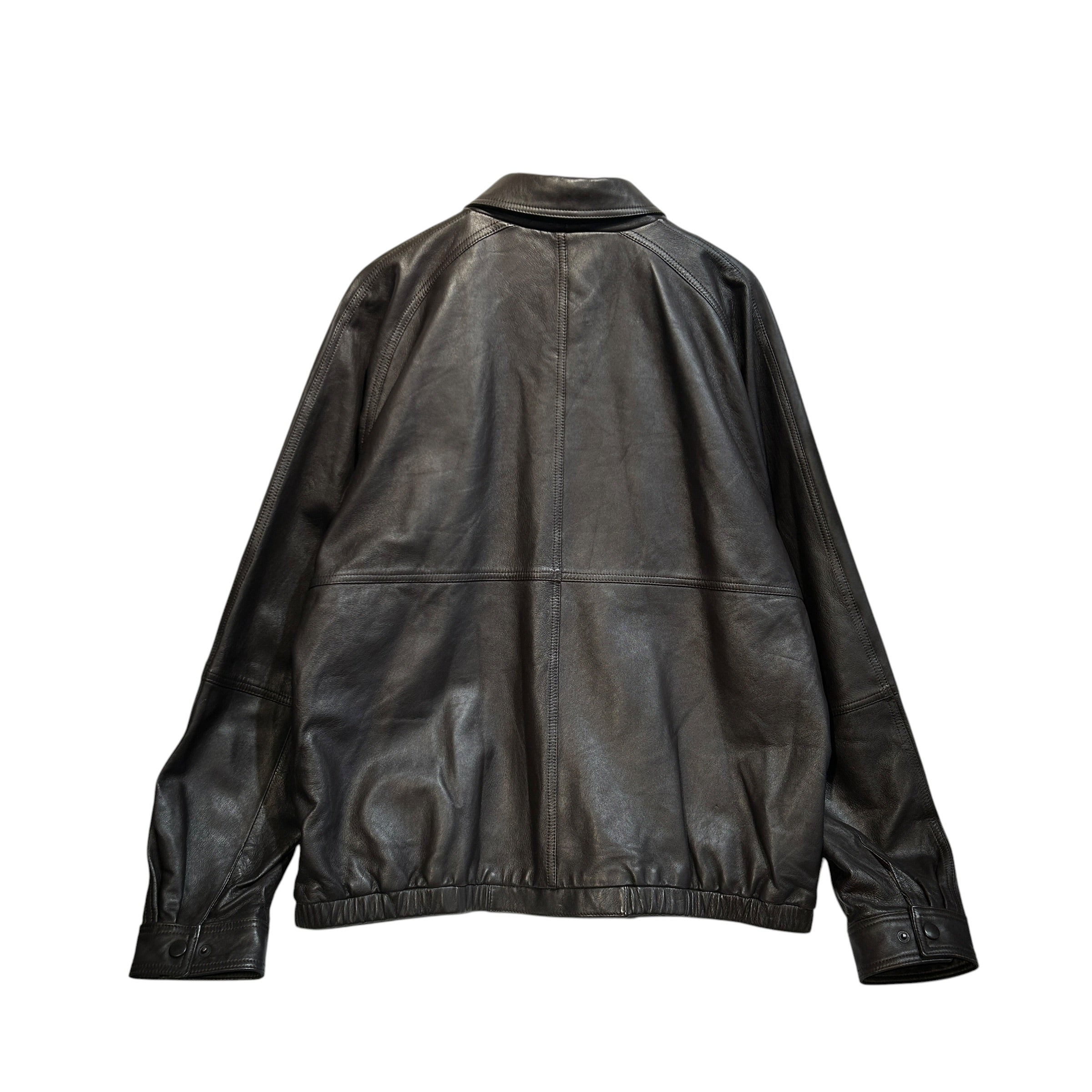 MISSANI LE COLLEZIONI/Leather Jkt/XXL/Leather/BLK/ZIP UP W COLLAR view 2