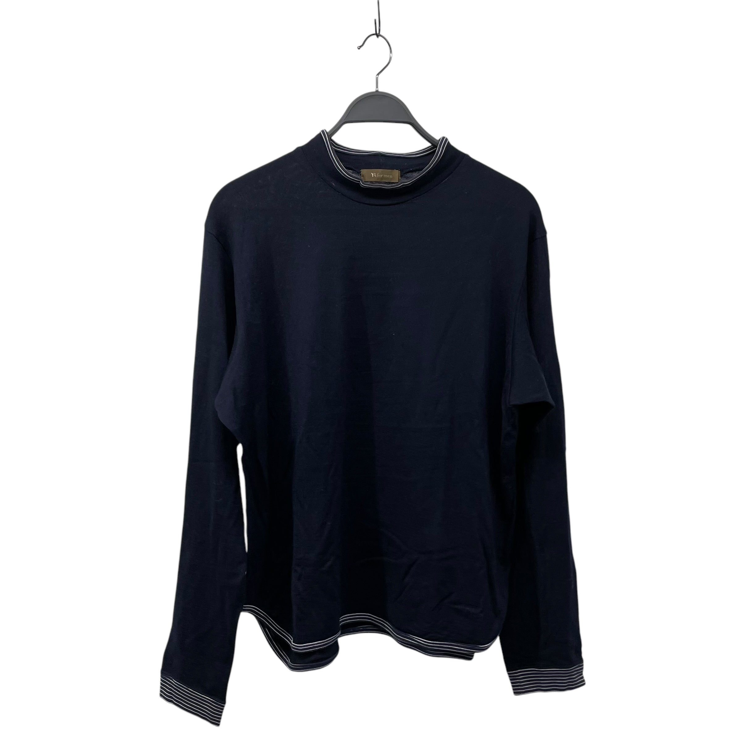 Y's for men/Sweater/Navy/Wool/MI-T34-147 view 1