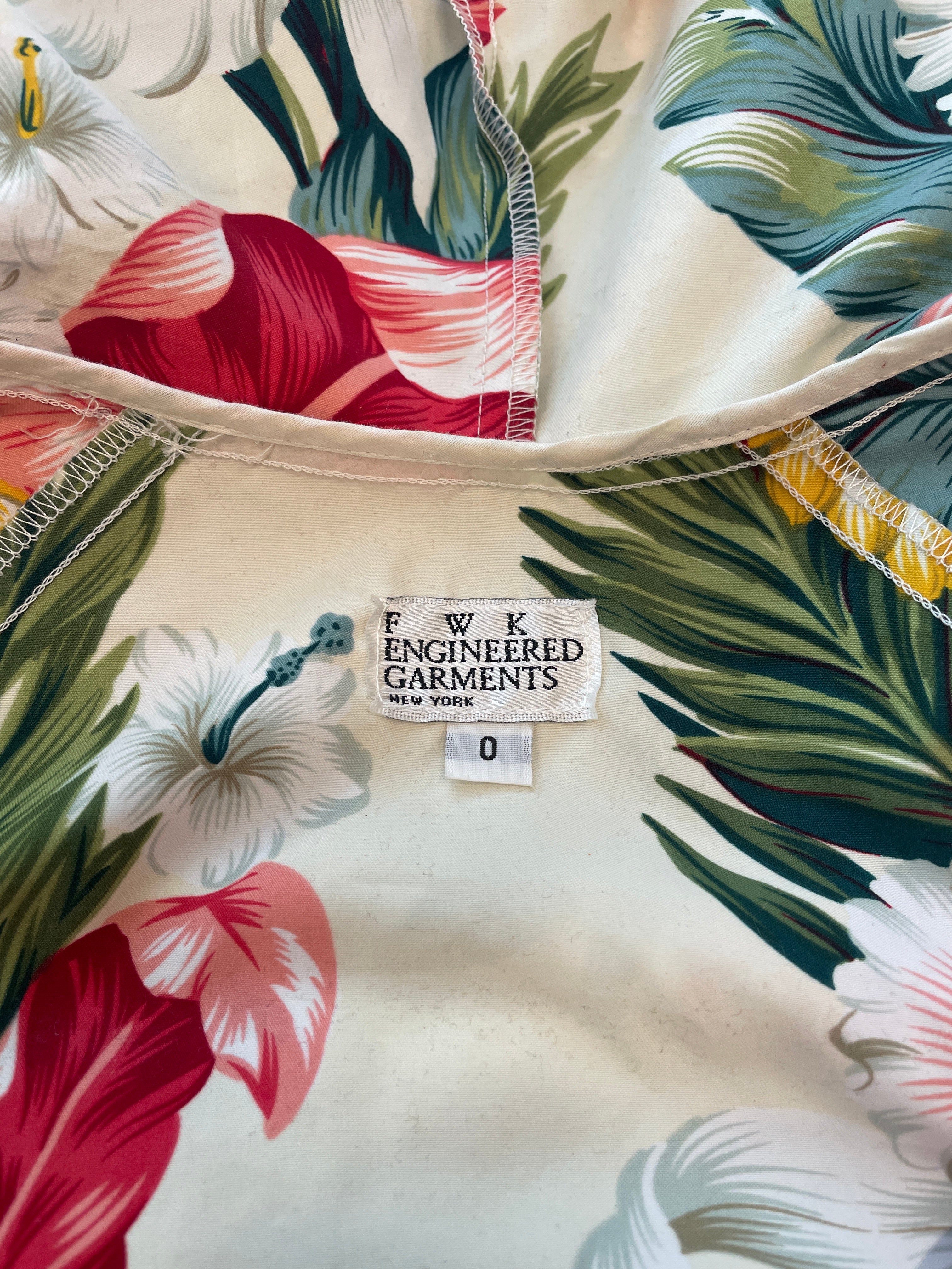 FWK by ENGINEERED GARMENTS/Jacket/0/POLYESTER/WHT/FLORAL view 3