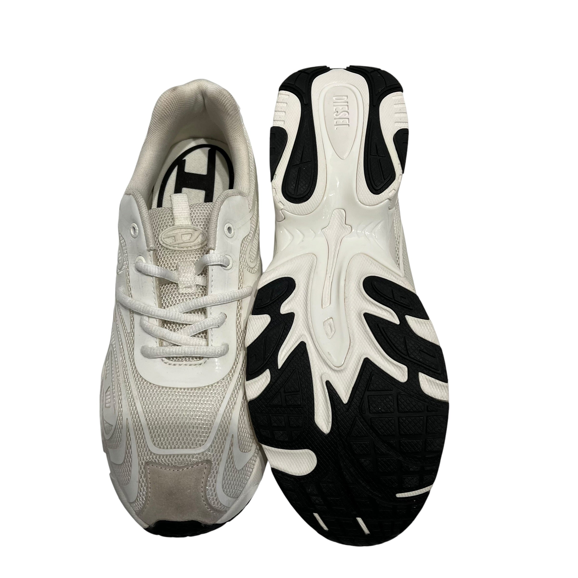 DIESEL/Low-Sneakers/EU 43/Polyester/WHT/RUNNER view 6