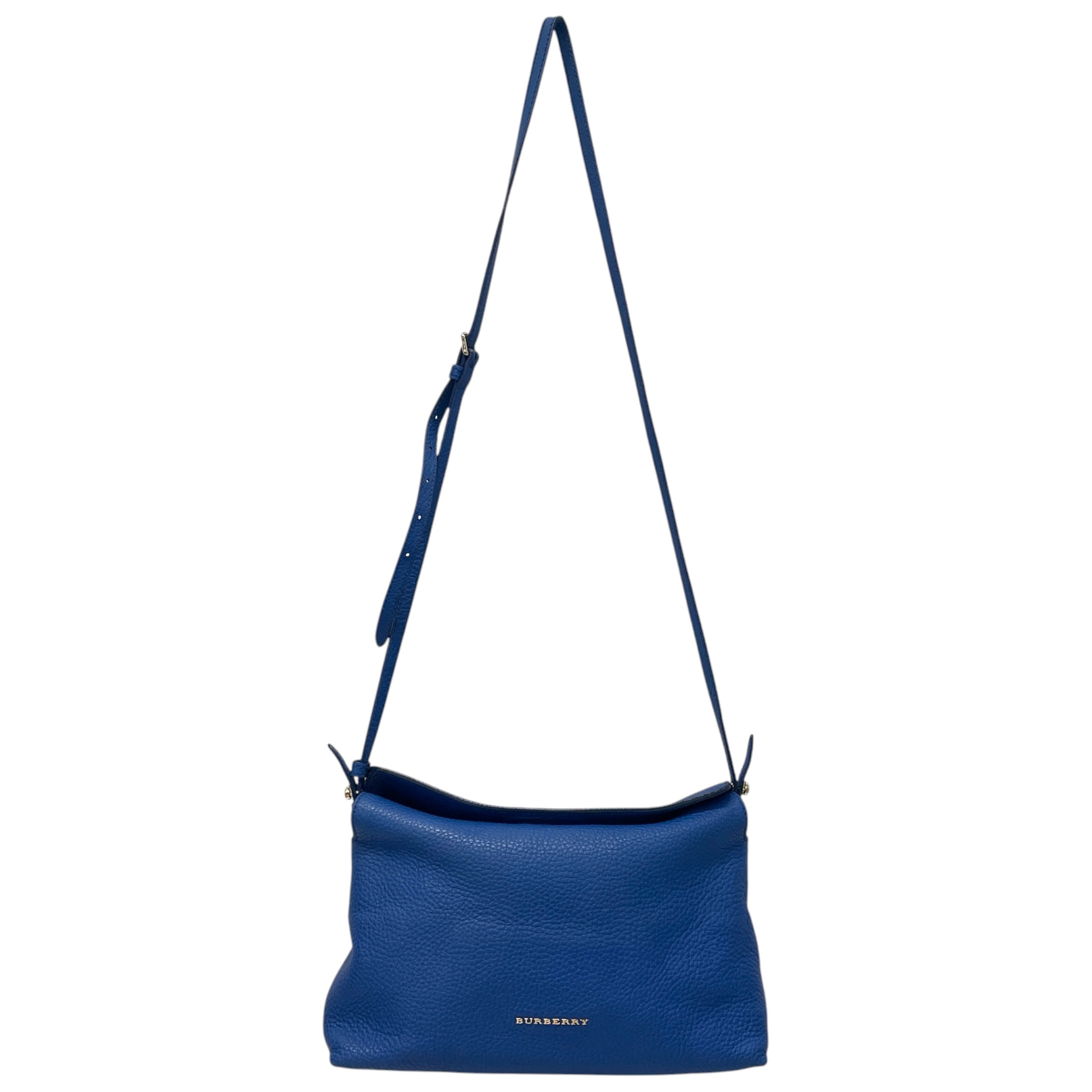 BURBERRY/Cross Body Bag/Leather/BLU/Leah view 1