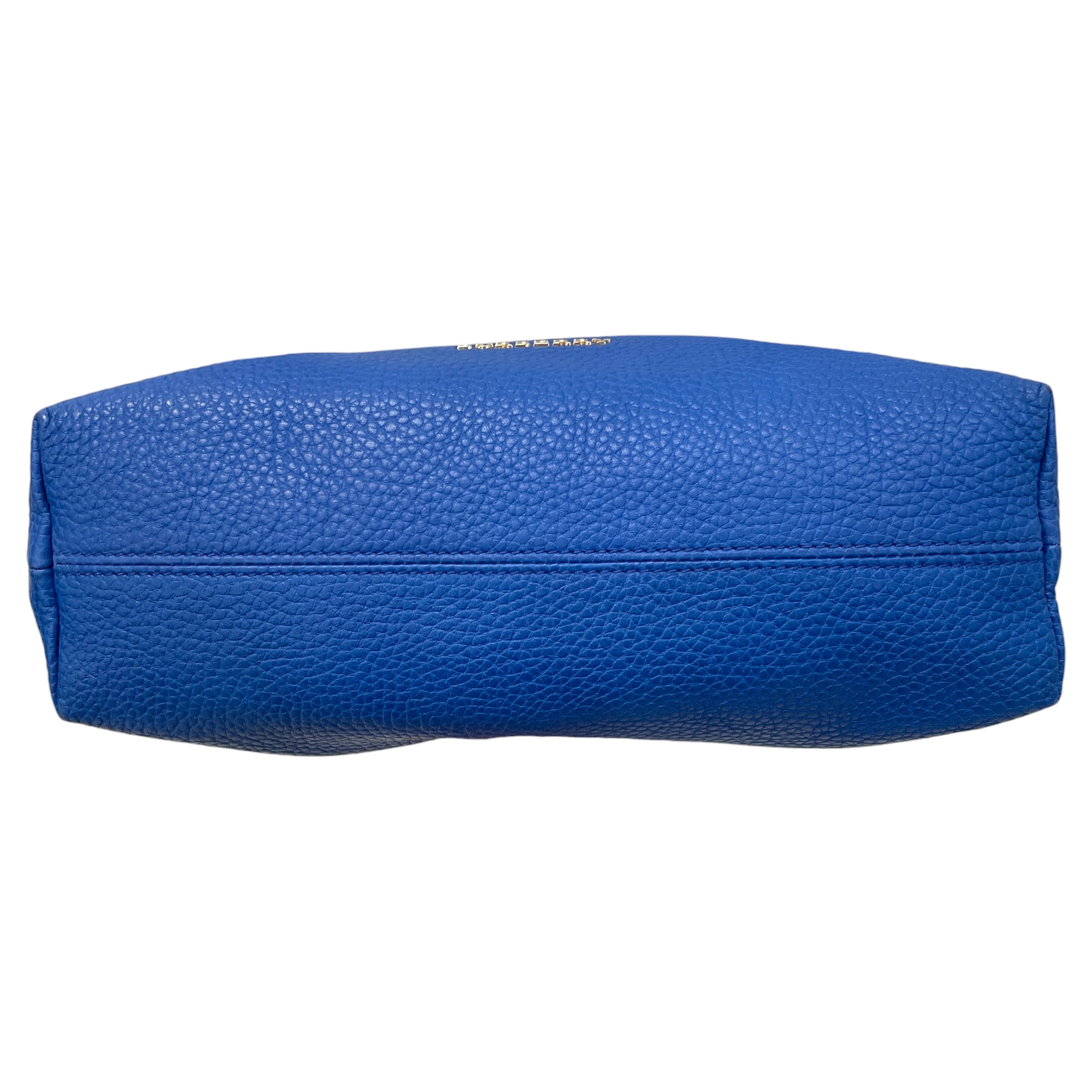 BURBERRY/Cross Body Bag/Leather/BLU/Leah view 3