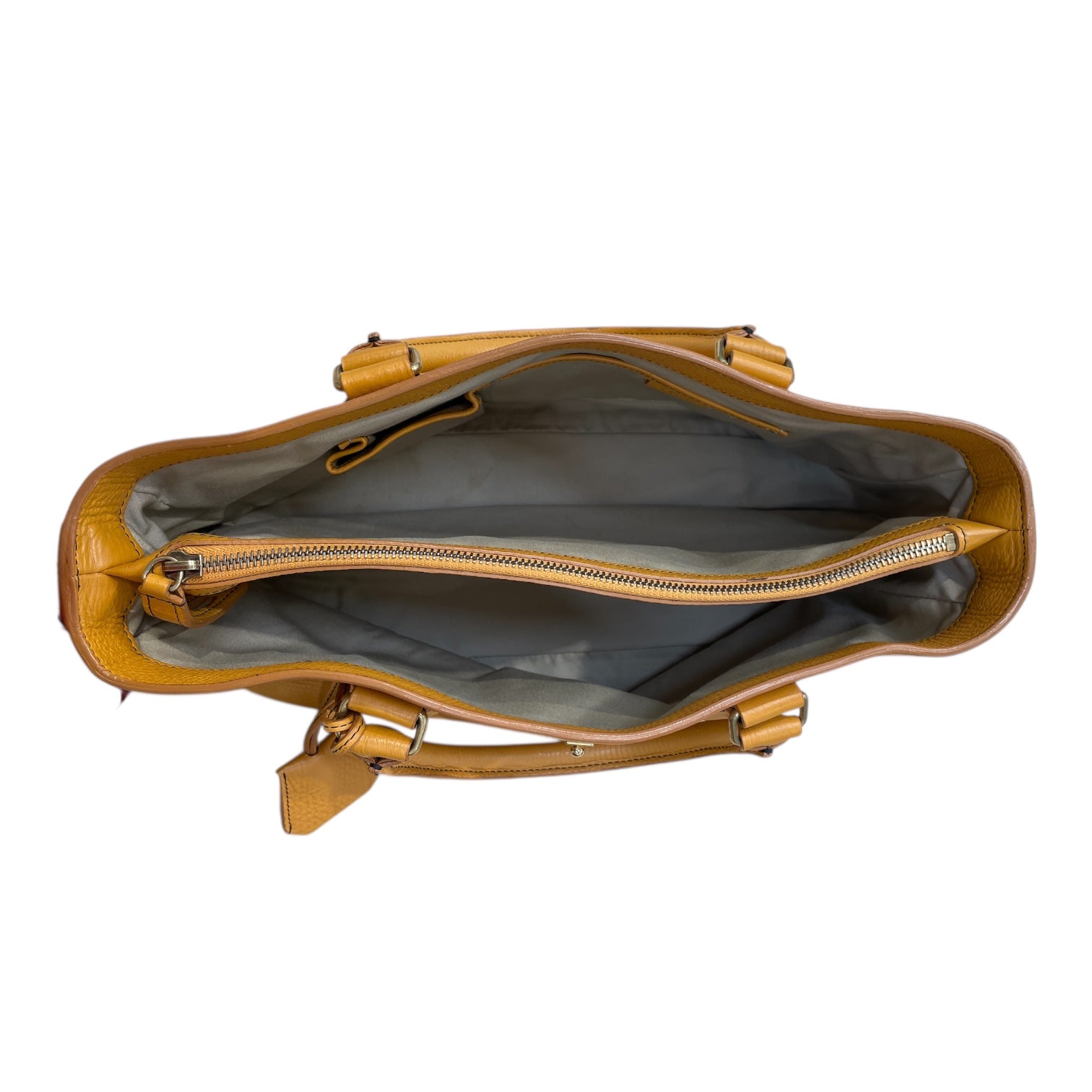 CELINE/Hand Bag/Leather/CML/gold accents view 4
