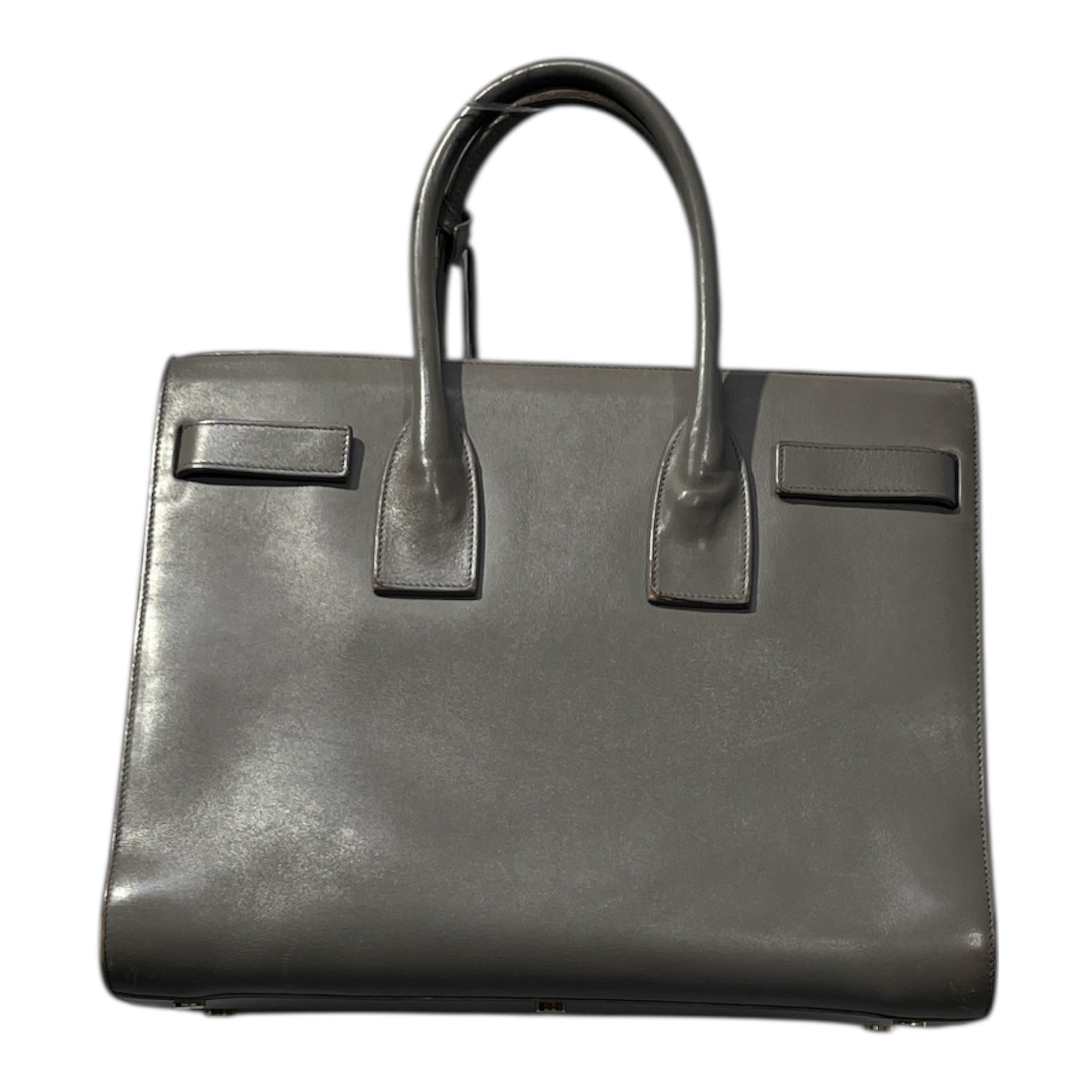 YVES SAINT LAURENT/Hand Bag/Leather/GRY/De Jour in Supple view 2