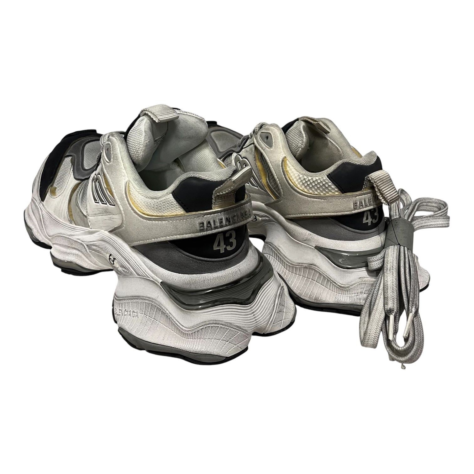 BALENCIAGA/Low-Sneakers/US 10/Polyester/GRY/CARGO view 2