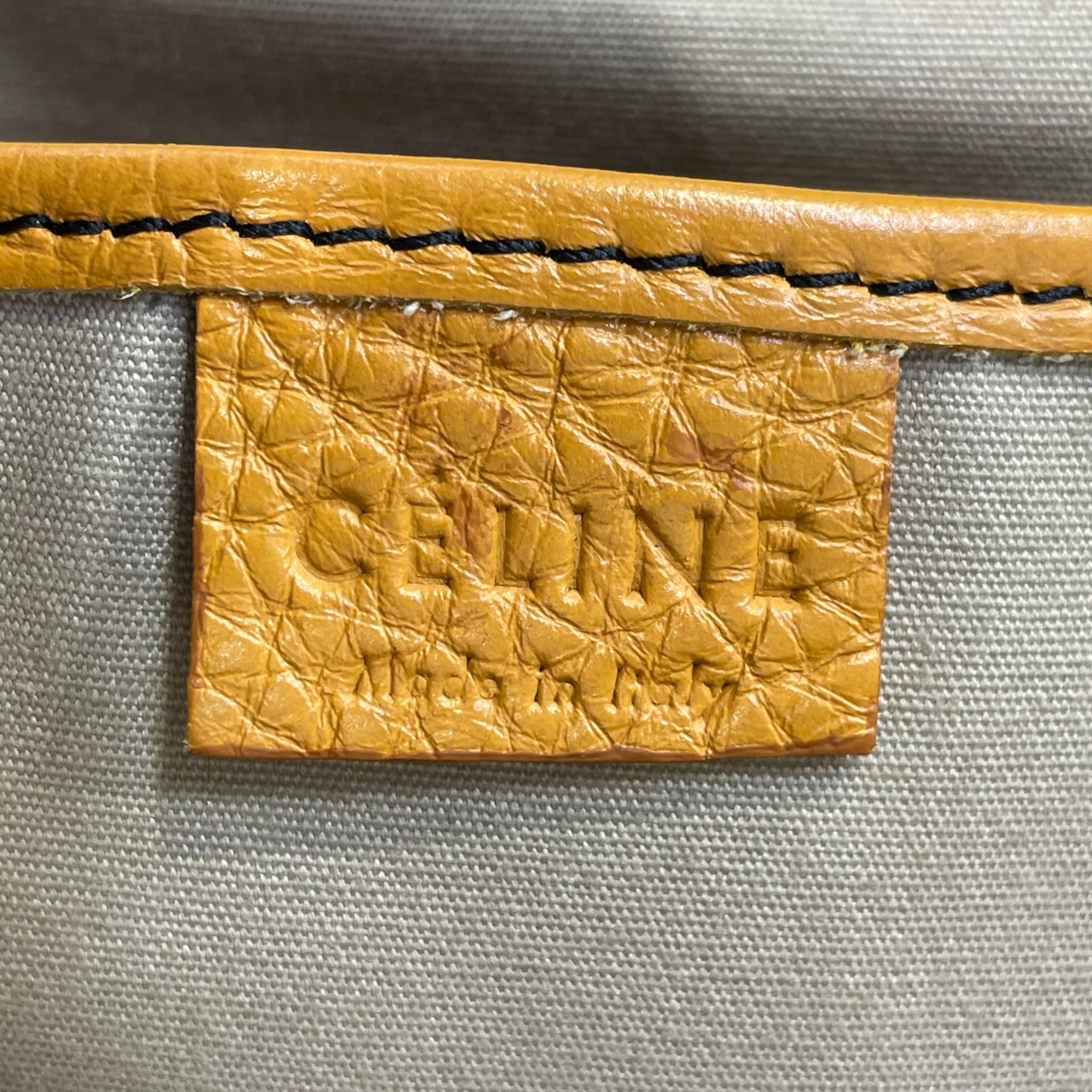CELINE/Hand Bag/Leather/CML/gold accents view 5